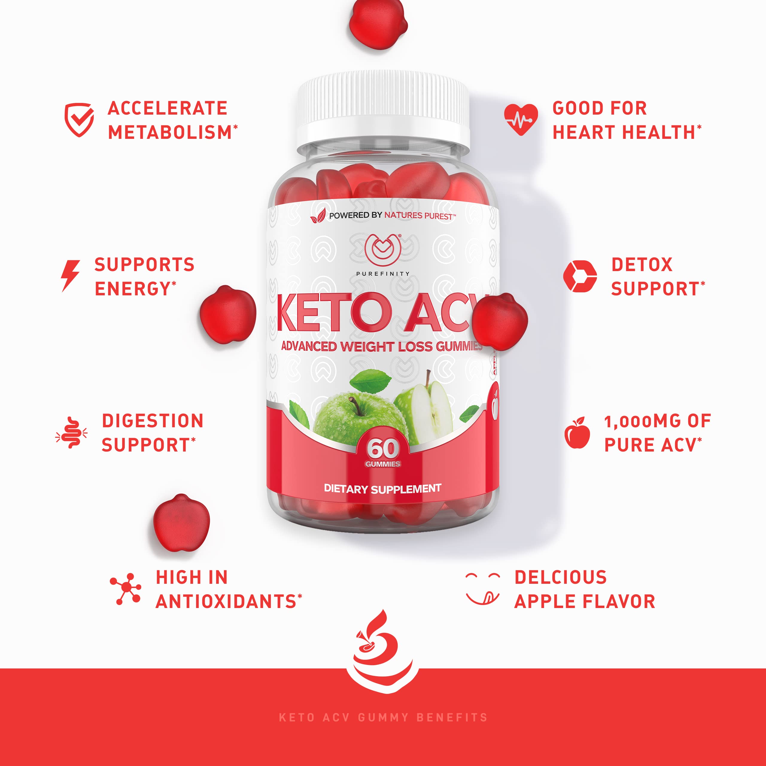 PUREFINITY Keto ACV Gummies to Support Weight Loss and Detox - True Form Keto ACV PUREFINITY buy supplements canada