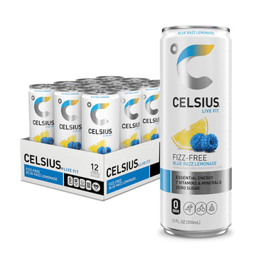 CELSIUS Fizz Free Blue Razz Lemonade, Functional Essential Energy Drink 12 Fl Oz CELSIUS buy supplements canada