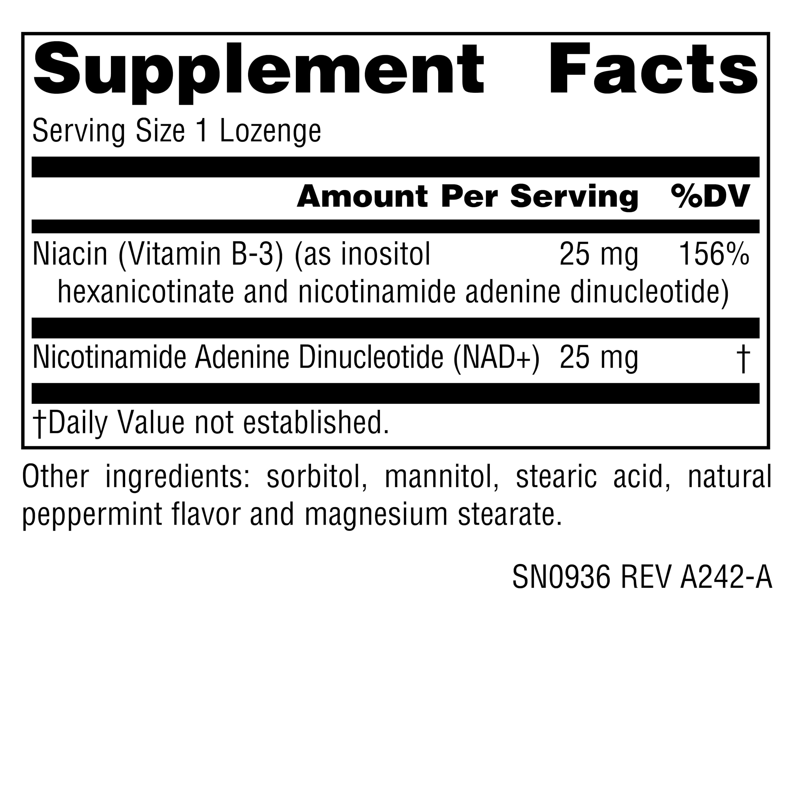 Source Naturals NAD+, Coenzymated B-3, Supports Cellular Energy*, 25 mg - 30 Lozenges Source Naturals buy supplements canada
