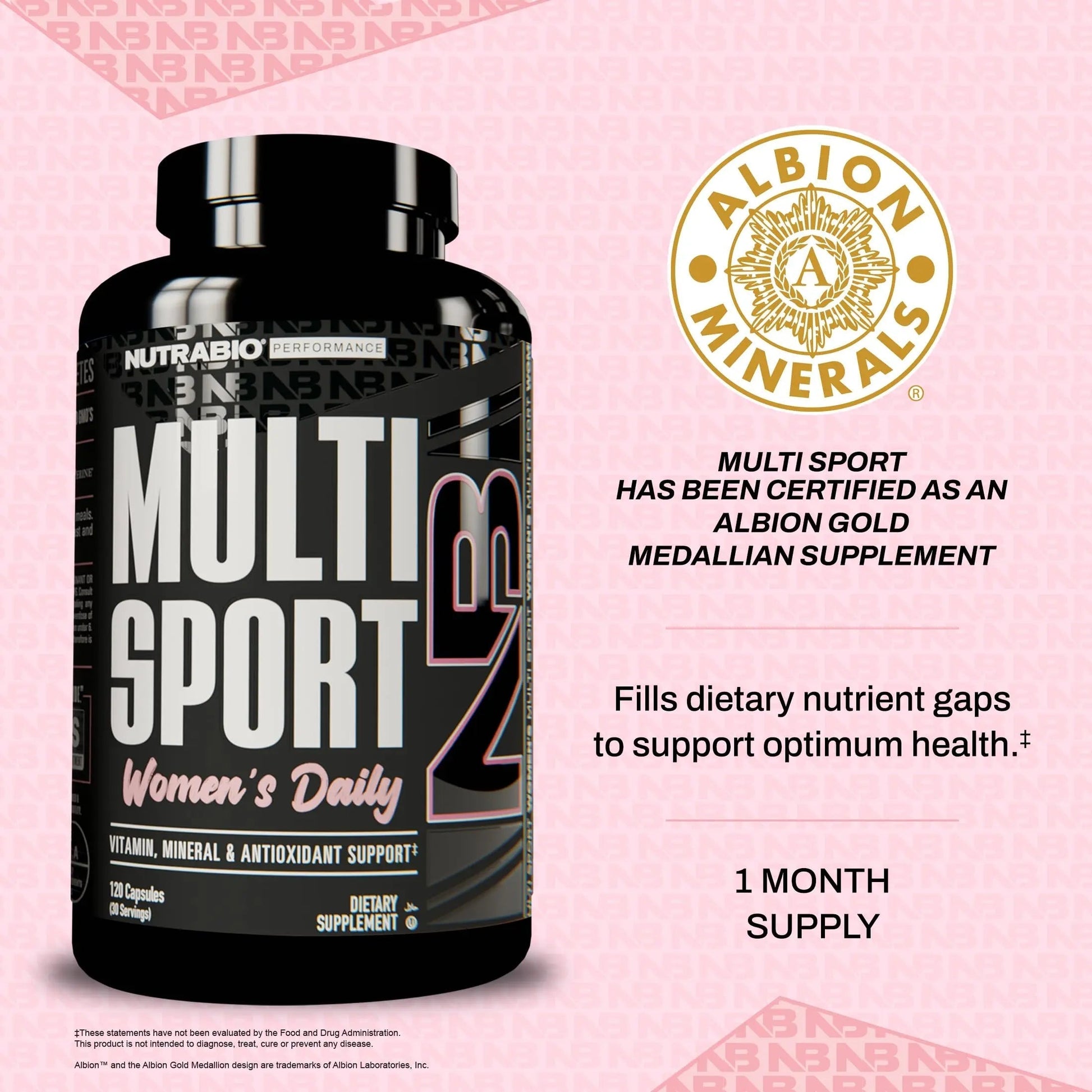 NutraBio Multisport for Women - Womens MultiVitamin - 33 Vitamins, Minerals, Micronutrients - Rich in Antioxidants NutraBio buy supplements canada