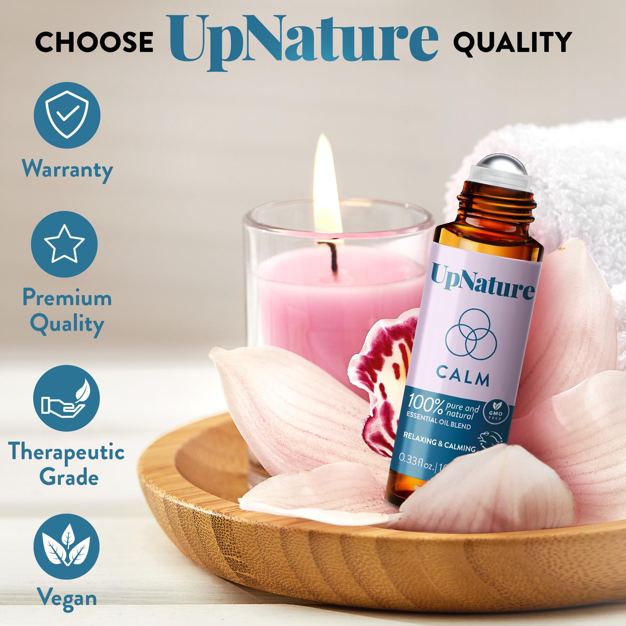 UpNature Calm Essential Oil Roll On Blend – Stress Relief & Relaxation Gifts for Women – Calming UpNature buy supplements canada