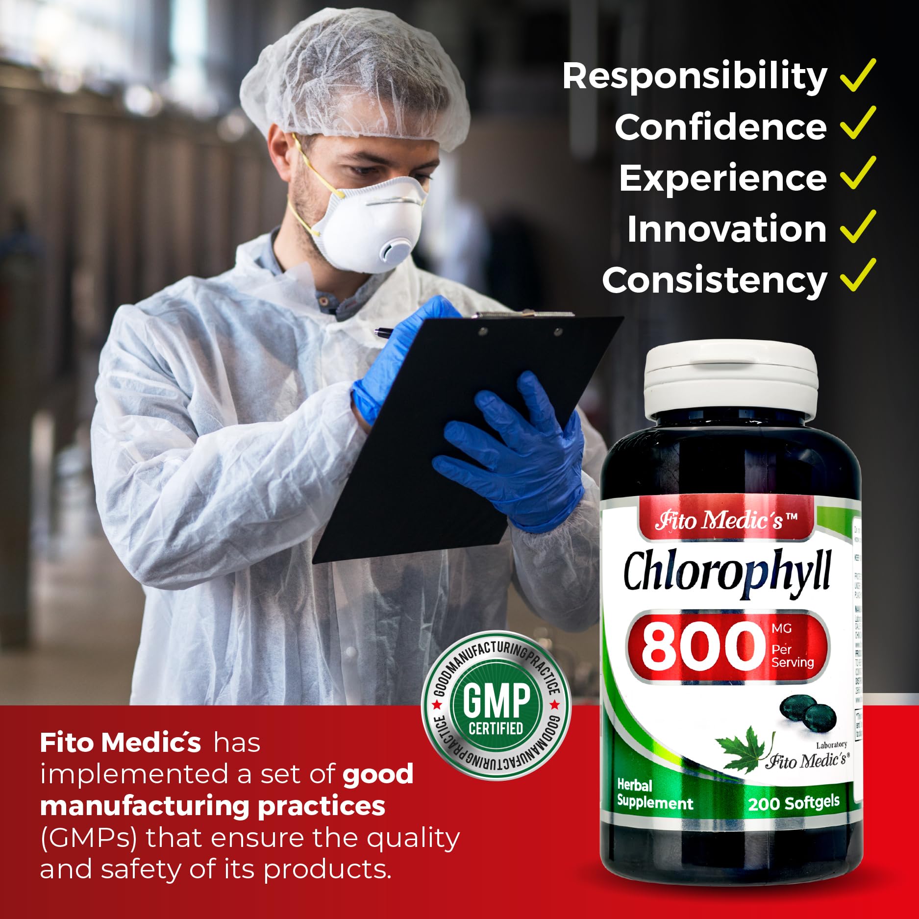 FITO MEDIC'S Lab Chlorophyll Supplement, 200 Softgels, Chlorophyll Capsules FITO MEDIC'S buy supplements canada