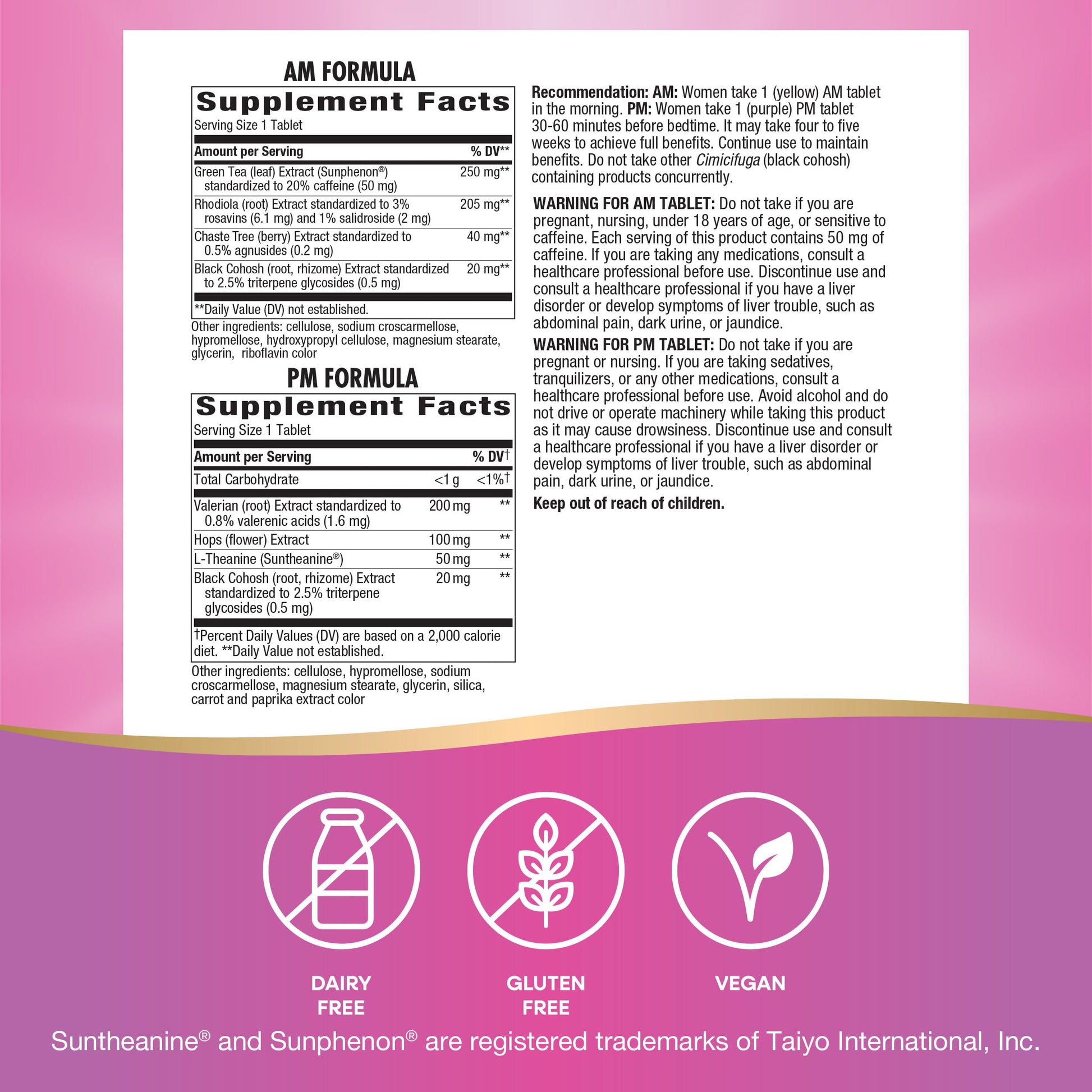 Nature's Way AM/PM PeriMenopause Formula, Perimenopause and PMS Symptom Support*, Hormone-Free, Hot Flashes*, PMS Symptoms*, Restful Sleep*, 30 AM & 30 PM Tablets Nature's Way buy supplements canada