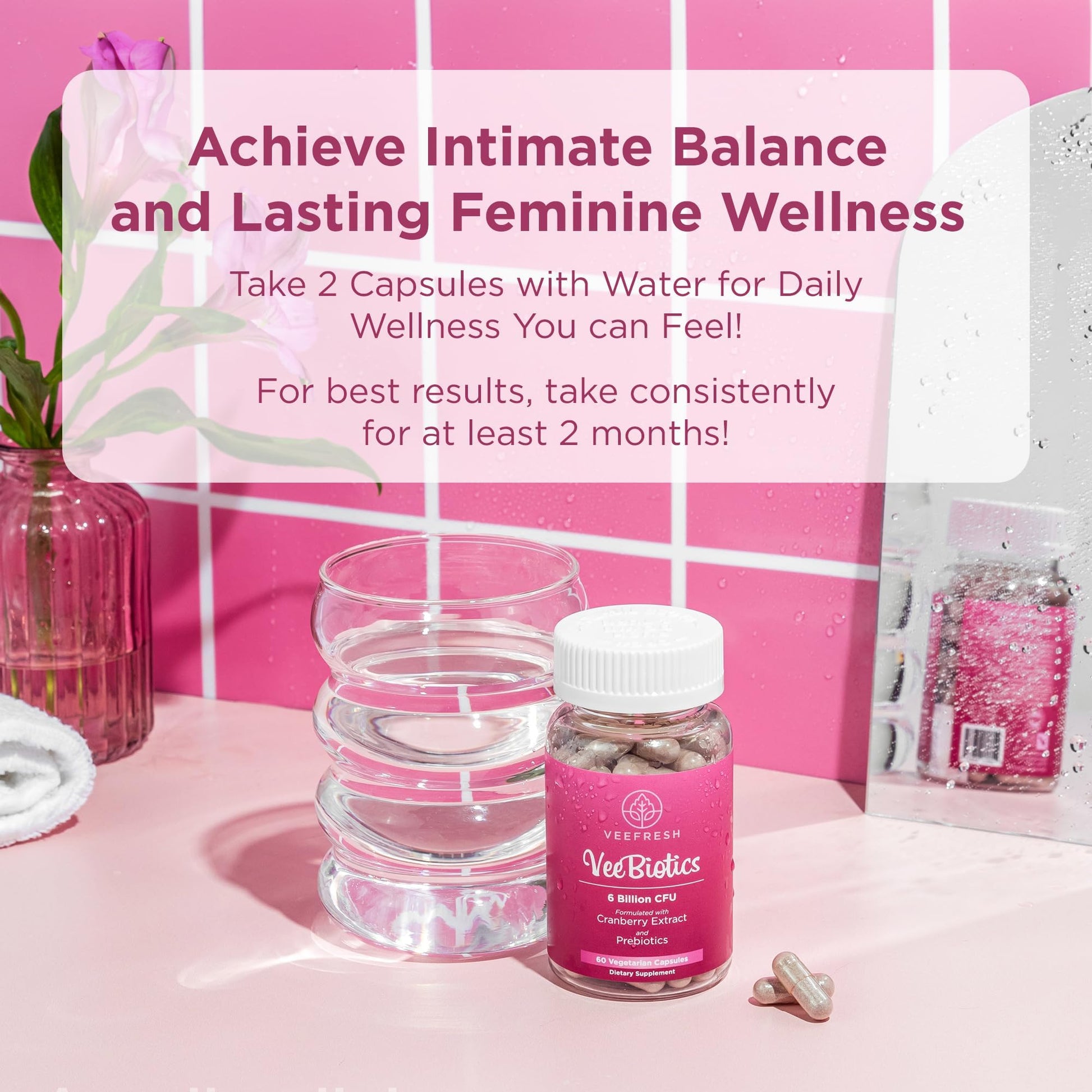 VeeBalance Bundle – Boric Acid Suppositories, Feminine Wash & Cranberry Probiotics for Women – pH Balance & Freshness Support VeeFresh buy supplements canada