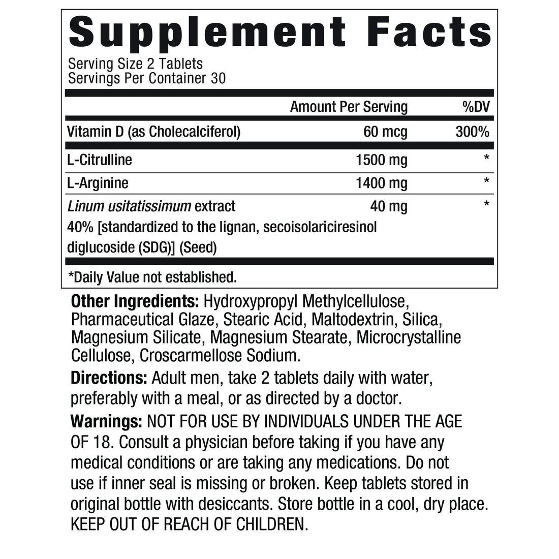 Ageless Male Performance Nitric Oxide Booster for Men - Promote Blood Circulation New Vitality buy supplements canada