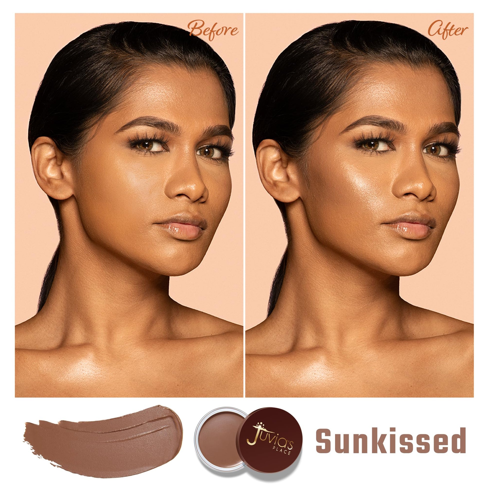 Juvia's Place Bronzed Cream Bronzer - Sunkissed - Smooth Cream Bronzer Pot for Sun-Kissed Glow & Warmth, Buildable & Blendable Makeup Contour with Long-Lasting Matte Shimmer Finish, Highly Pigmented Juvia's Place buy supplements canada