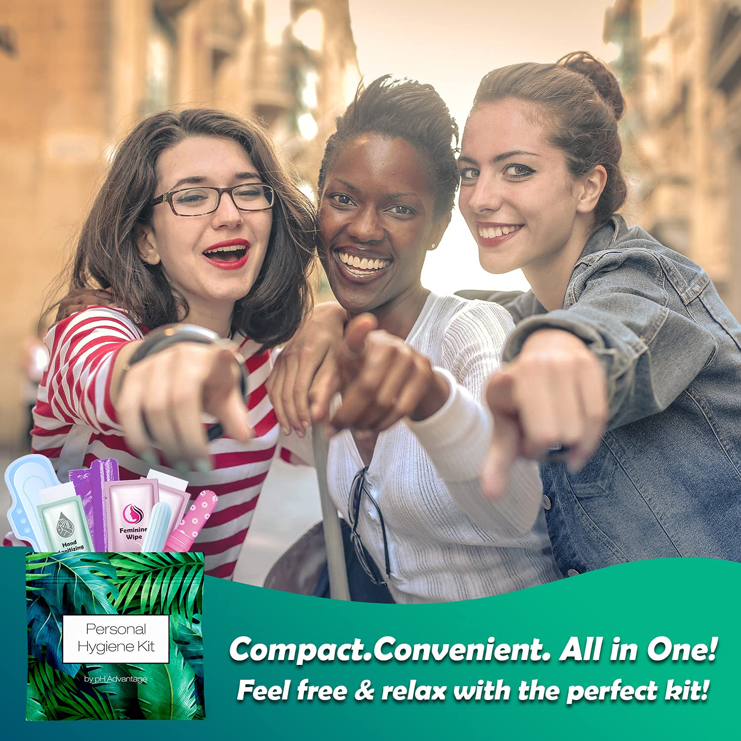 Menstrual Kit All-in-One | Convenience on The Go | Single Period Kit Pack for Travelling, Tweens pH Advantage buy supplements canada