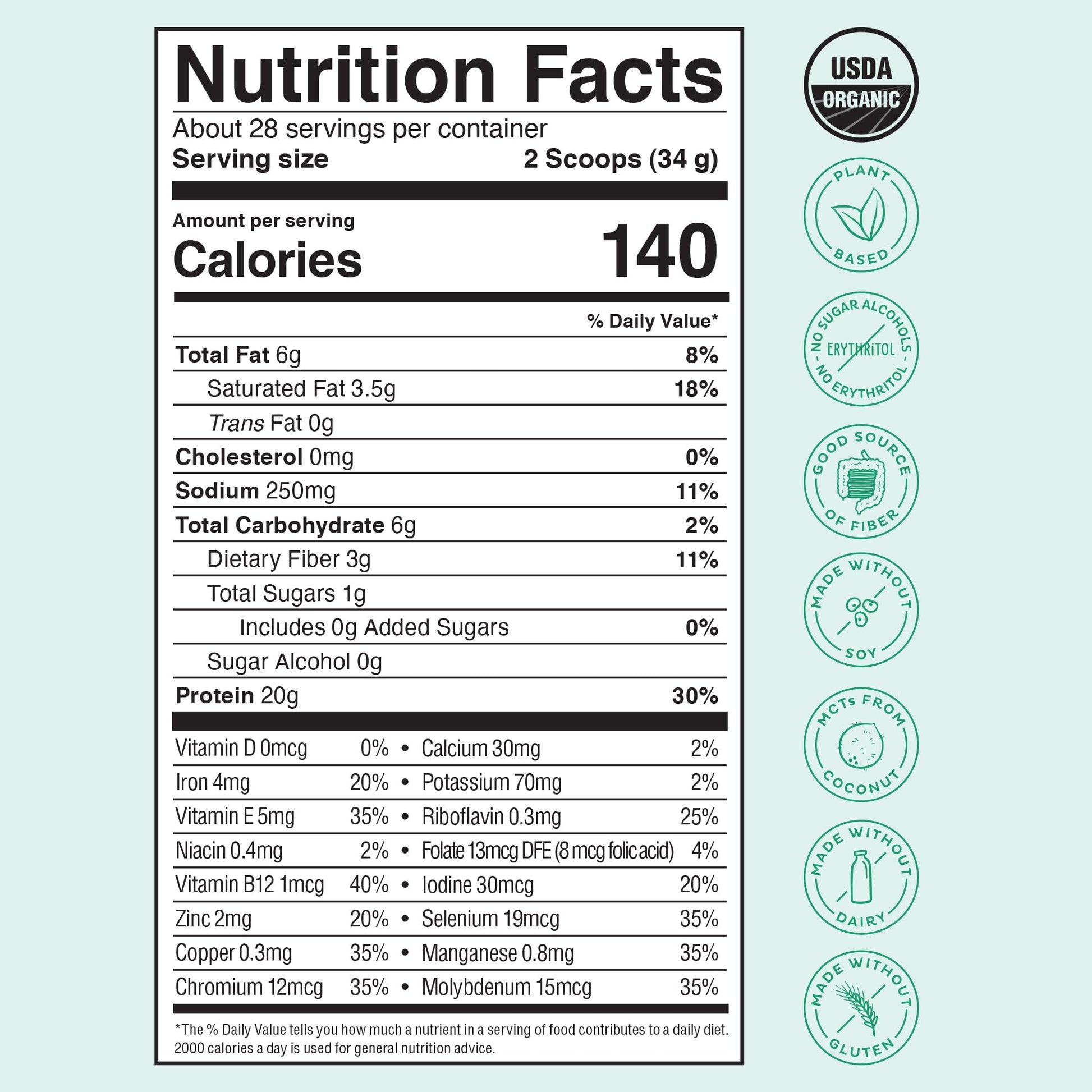 KOS Vegan Protein Powder, Unflavored & Unsweetened - Low Carb Pea Protein Blend KOS buy supplements canada