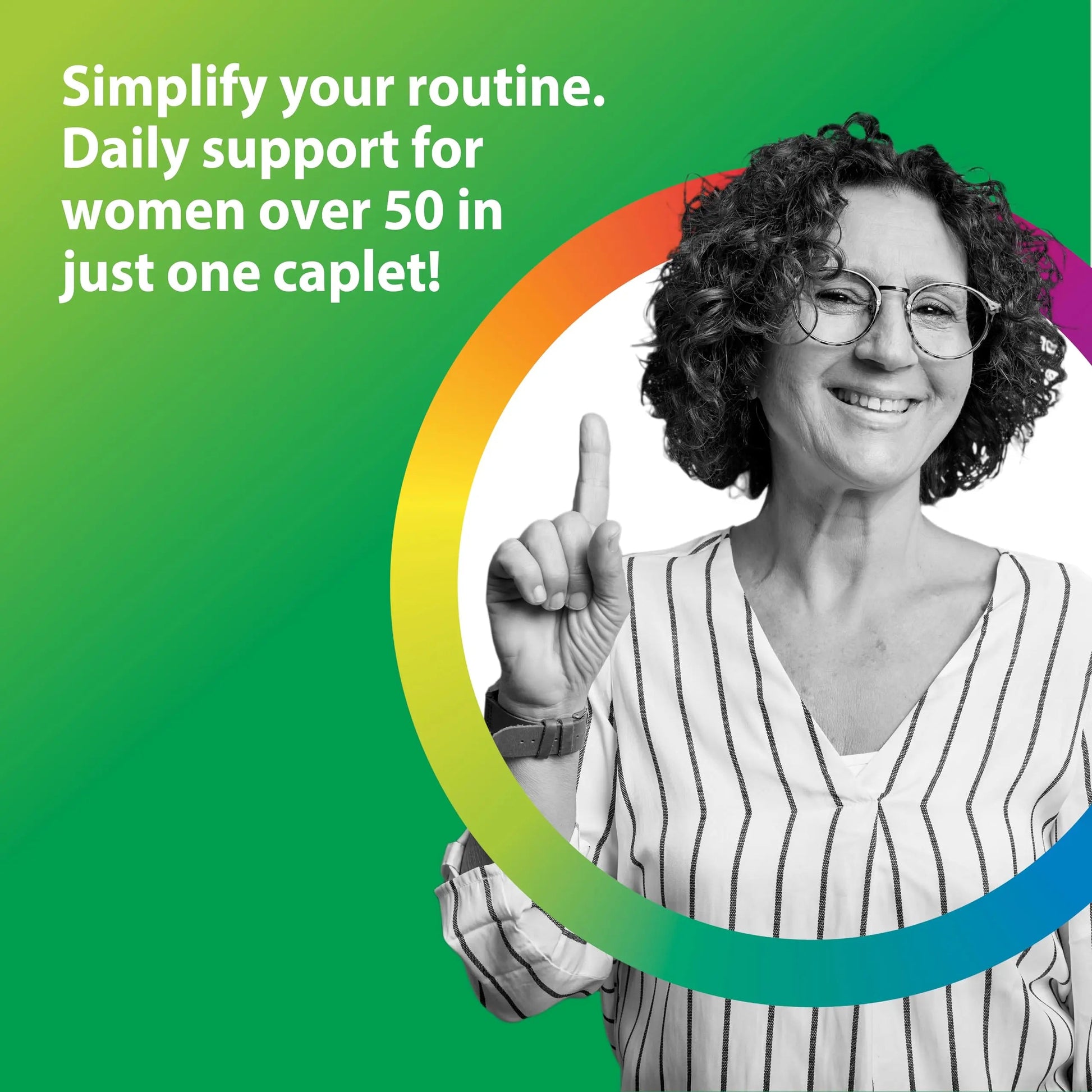 Rainbow Light Womens One + Multivitamin 50 Plus | 90 Caplets | Supports Menopause | Real Food Nutrients, Digestive Enzymes & Probiotics Rainbow Light buy supplements canada