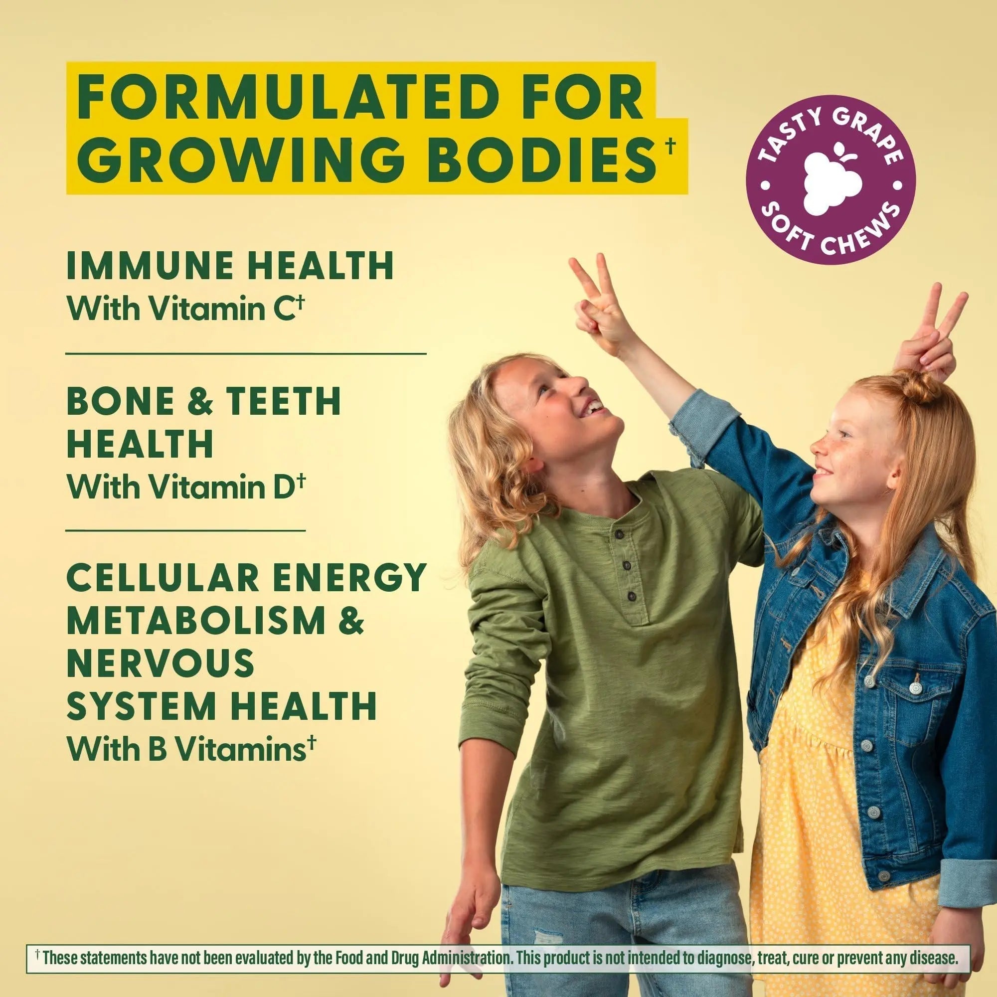 MegaFood Kids One Daily Multivitamin Soft Chews - Kids Vitamins with Vitamin B, Vitamin C, Vitamin D & Vitamin E - Age 4+, Vegetarian MegaFood buy supplements canada