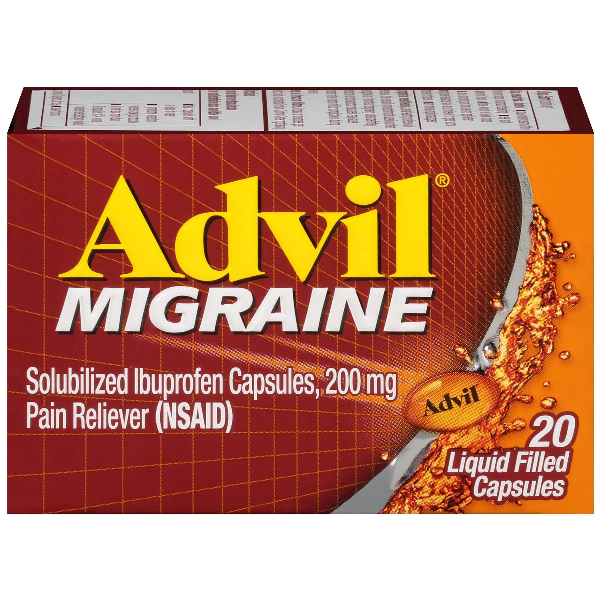 Advil 200 mg Liquid Filled Capsules 20 ea Advil buy supplements canada