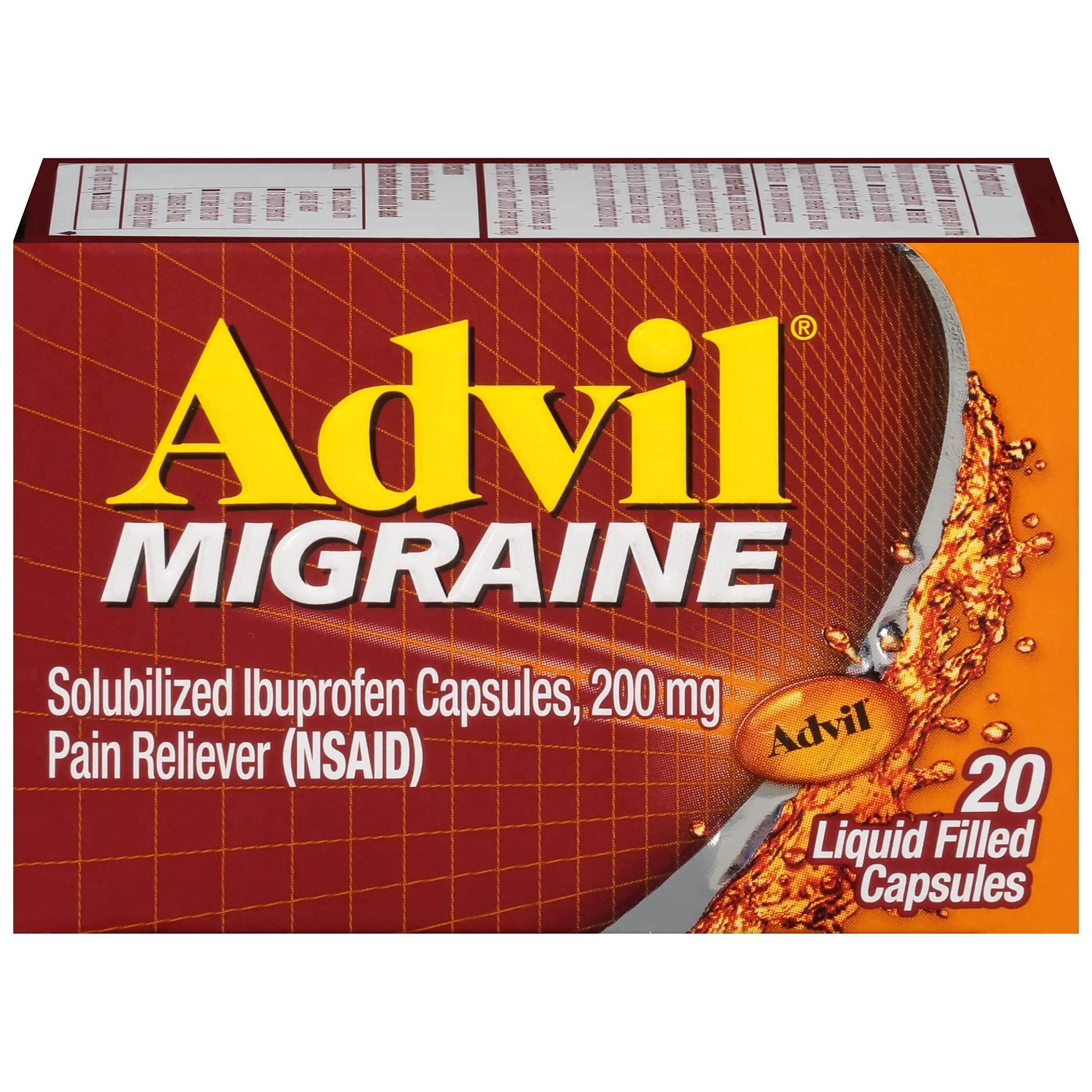Advil 200 mg Liquid Filled Capsules 20 ea Advil buy supplements canada