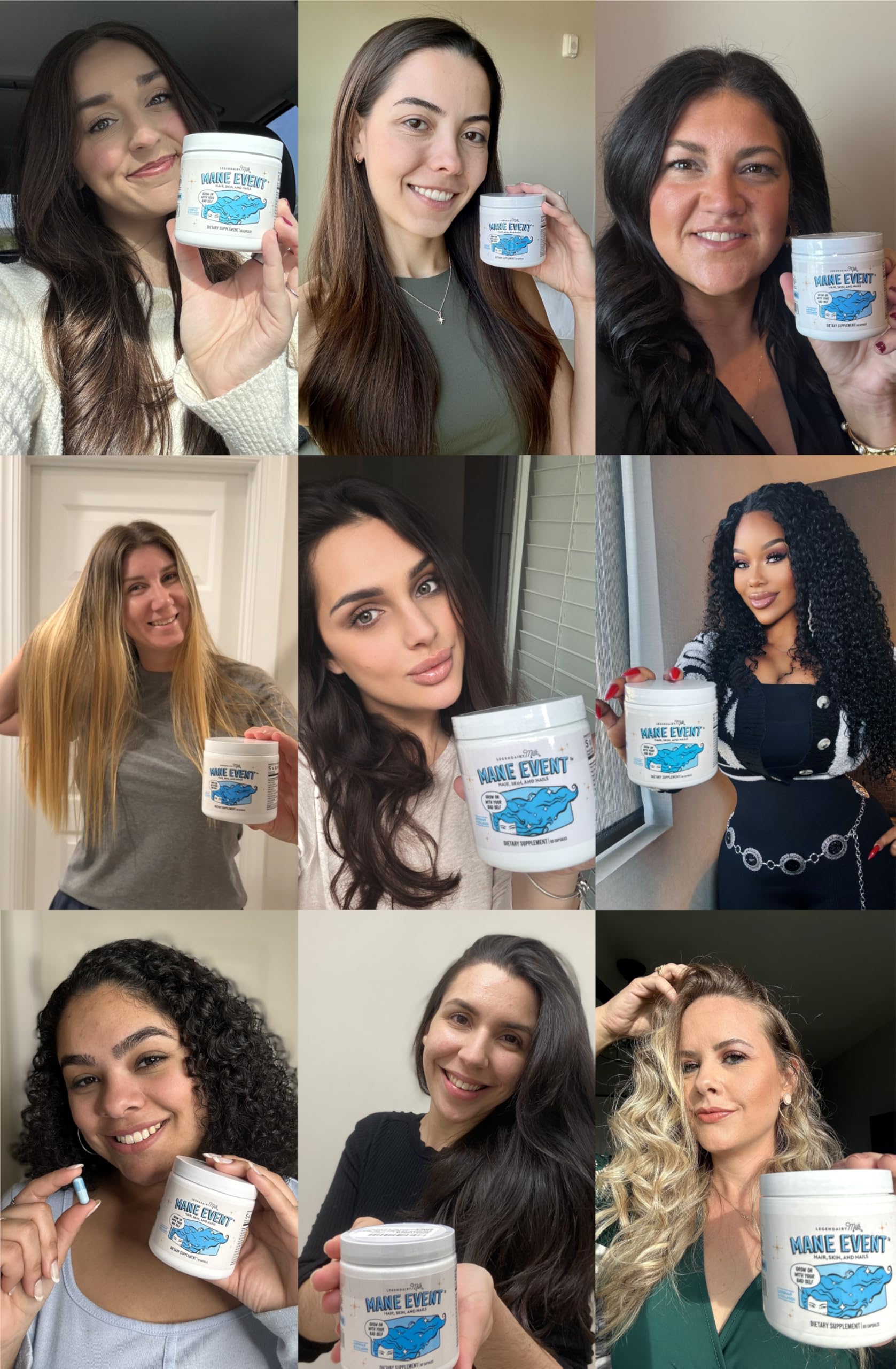 Legendairy Milk Hair Growth Vitamins for Women - Biotin for Hair Growth with Collagen & Lustriva, Hair Loss Products & Supplements for Thinning, Thicker, Fuller, Stronger Skin & Nails, Mane Event™ Legendairy Milk buy supplements canada