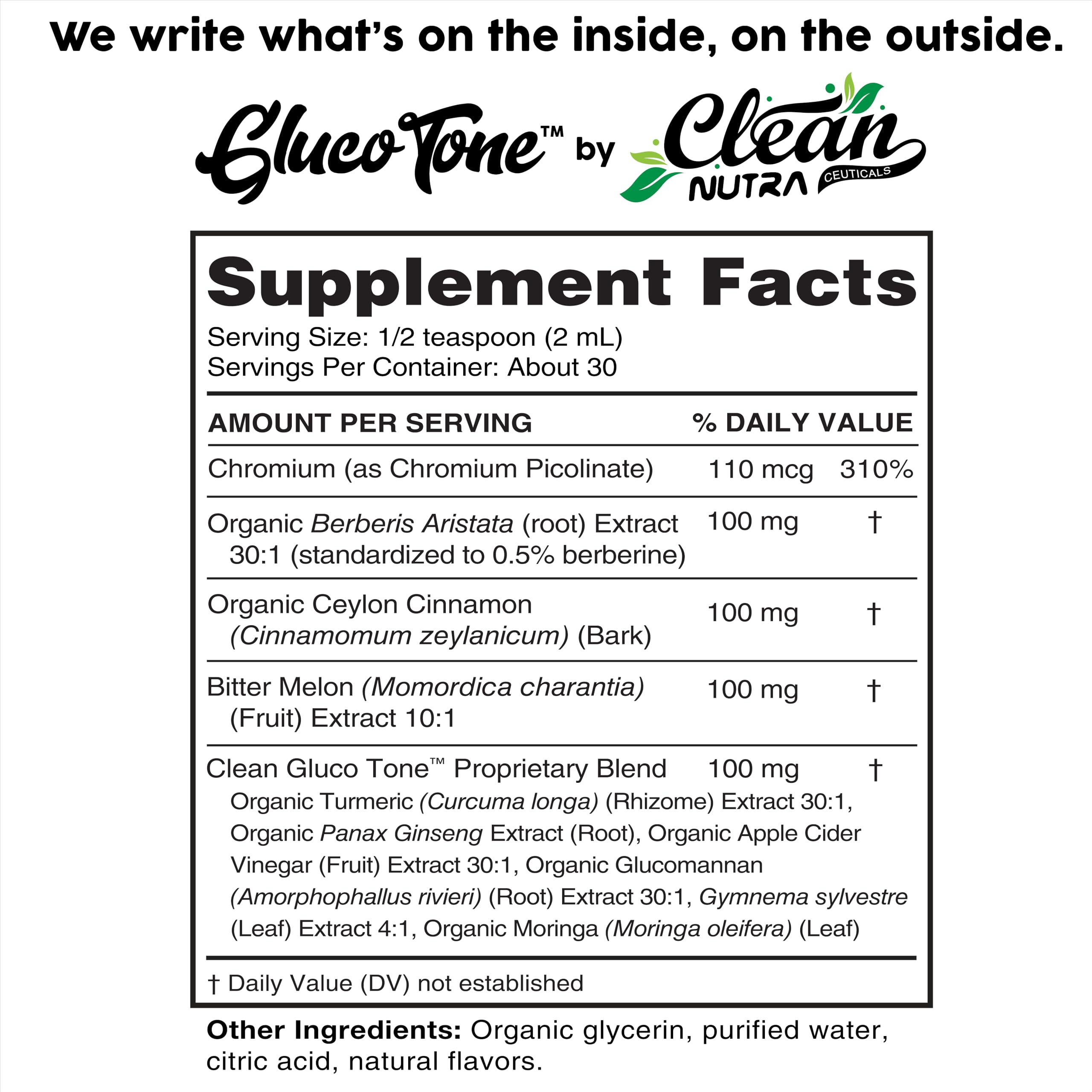 Clean Nutra Berberine with Ceylon Cinnamon Supplement Liquid Drops + Bitter Melon Extract, Glucomannan, Gymnema, Chromium Clean Nutraceuticals buy supplements canada