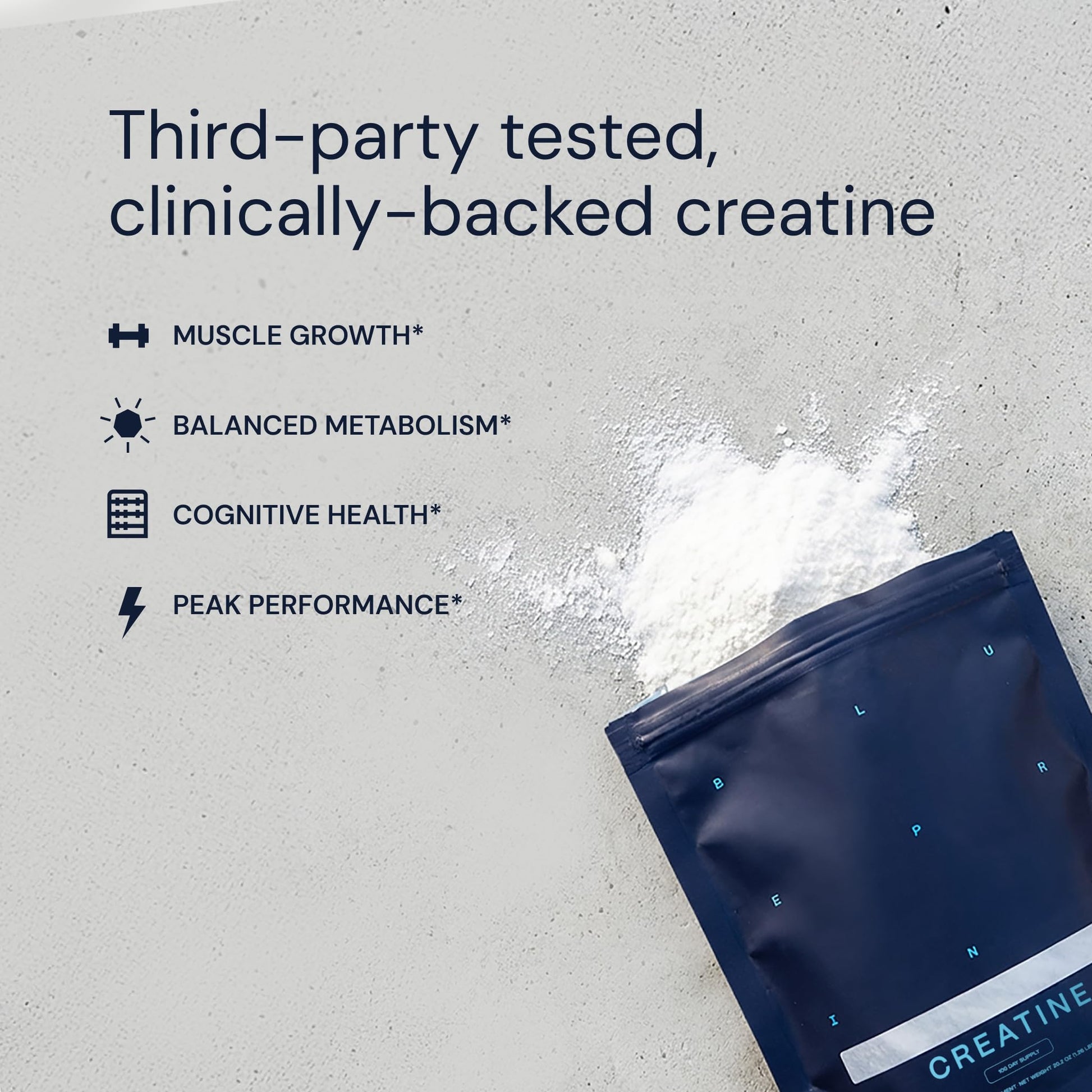 Blueprint Bryan Johnson Creatine Monohydrate Powder – Amino Acid Powder - Supplement Supports Muscle Growth, Recovery, Strength & Focus – Unflavored Creatine for Women & Men – 5g Dose – 100 Servings Blueprint Bryan Johnson buy supplements canada