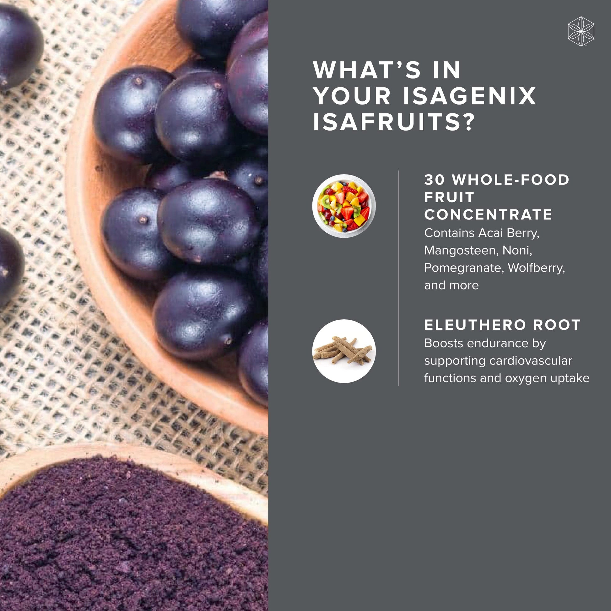 Isagenix Fruits - Phytonutrient & Superfruits Drink Mix - Health Support Supplement Isagenix buy supplements canada