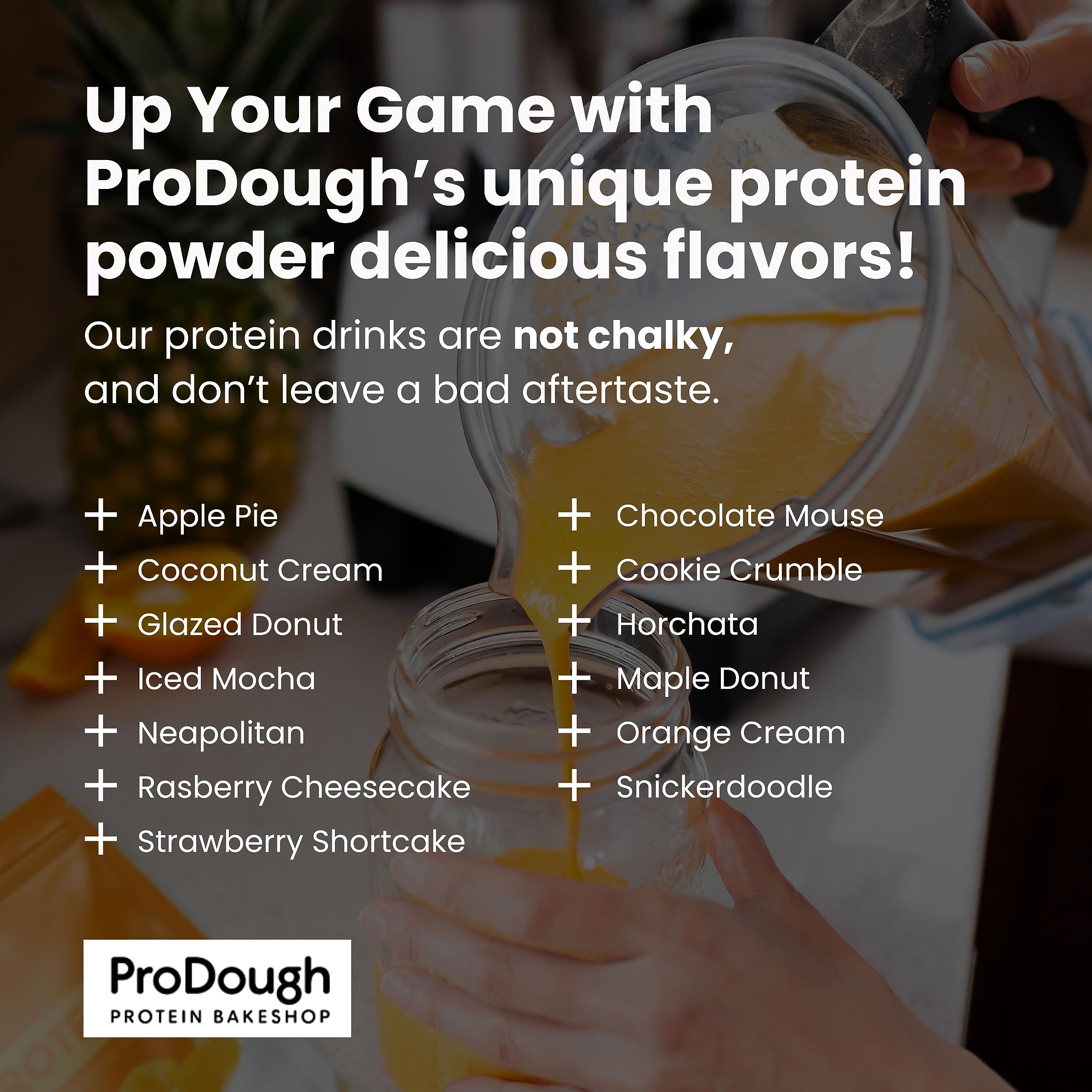 ProDough Gourmet Whey Isolate Hydrolized Protein Powder for Shake Mix- Easy Digest ProDough Protein Bakeshop buy supplements canada