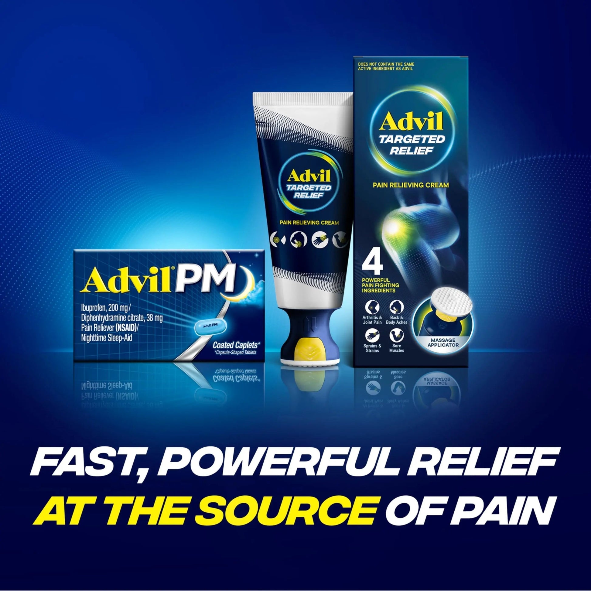 Advil PM Pain Reliever and Nighttime Sleep Aid, Pain Medicine with Ibuprofen for Pain Relief and Diphenhydramine Citrate for a Sleep Aid - 80 Coated Caplets Advil buy supplements canada