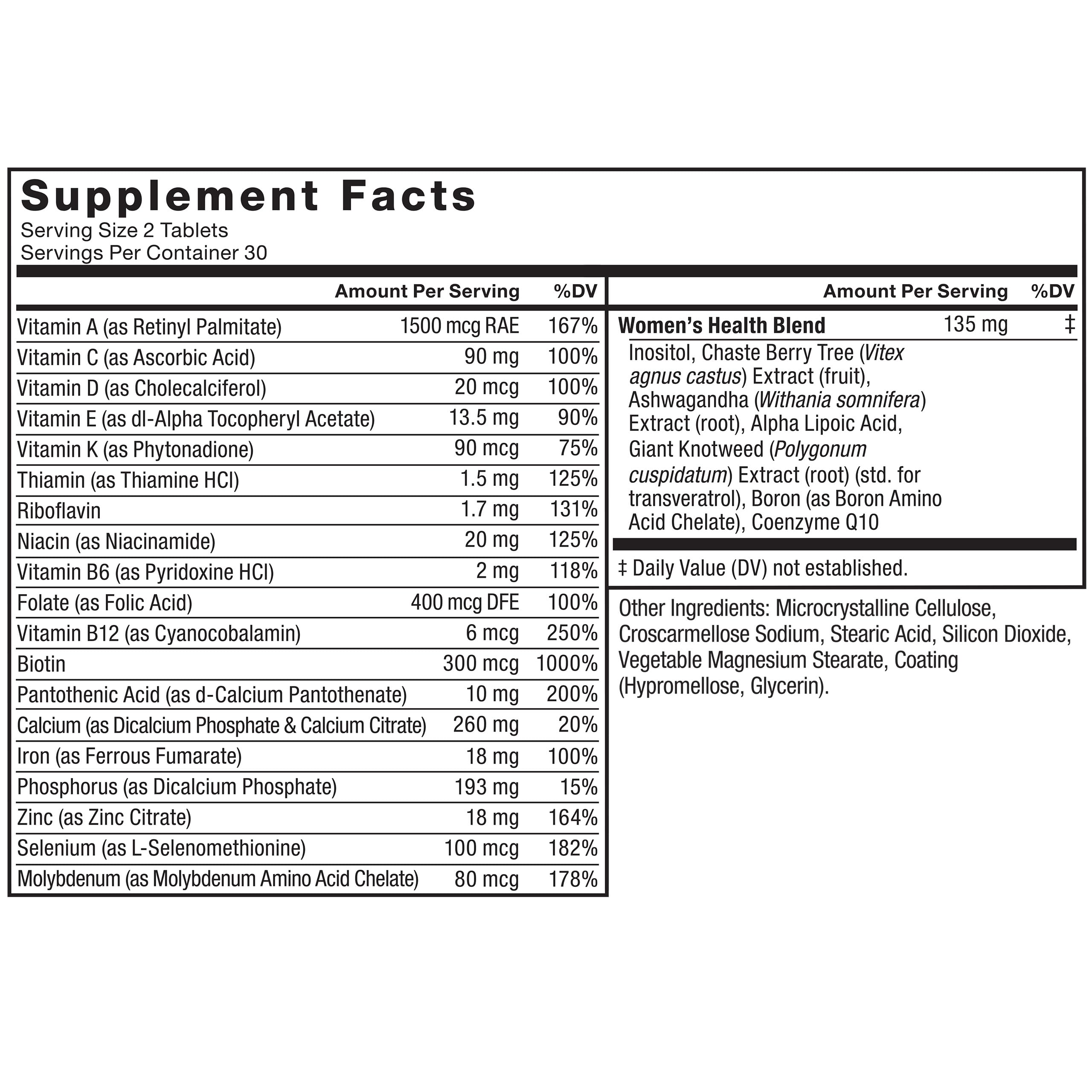 Force Factor Women’s Multivitamin, Multivitamin for Women to Support Hormone Balance, Energy, Immunity, and Gut Health, with 20 Vitamins & Minerals, Ashwagandha, Chasteberry, and More, 60 Tablets Force Factor buy supplements canada
