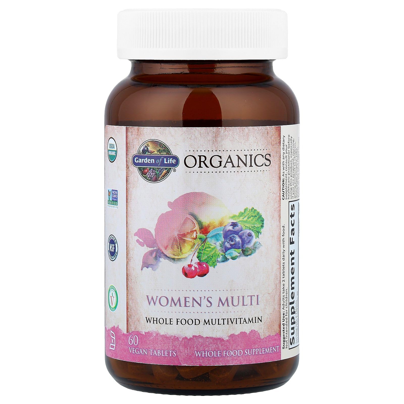 Garden of Life Organics Organic Multivitamin for Women - Womens Multi with Vitamin C, D, Folate, B6, B12, Biotin, Iron Garden of Life buy supplements canada