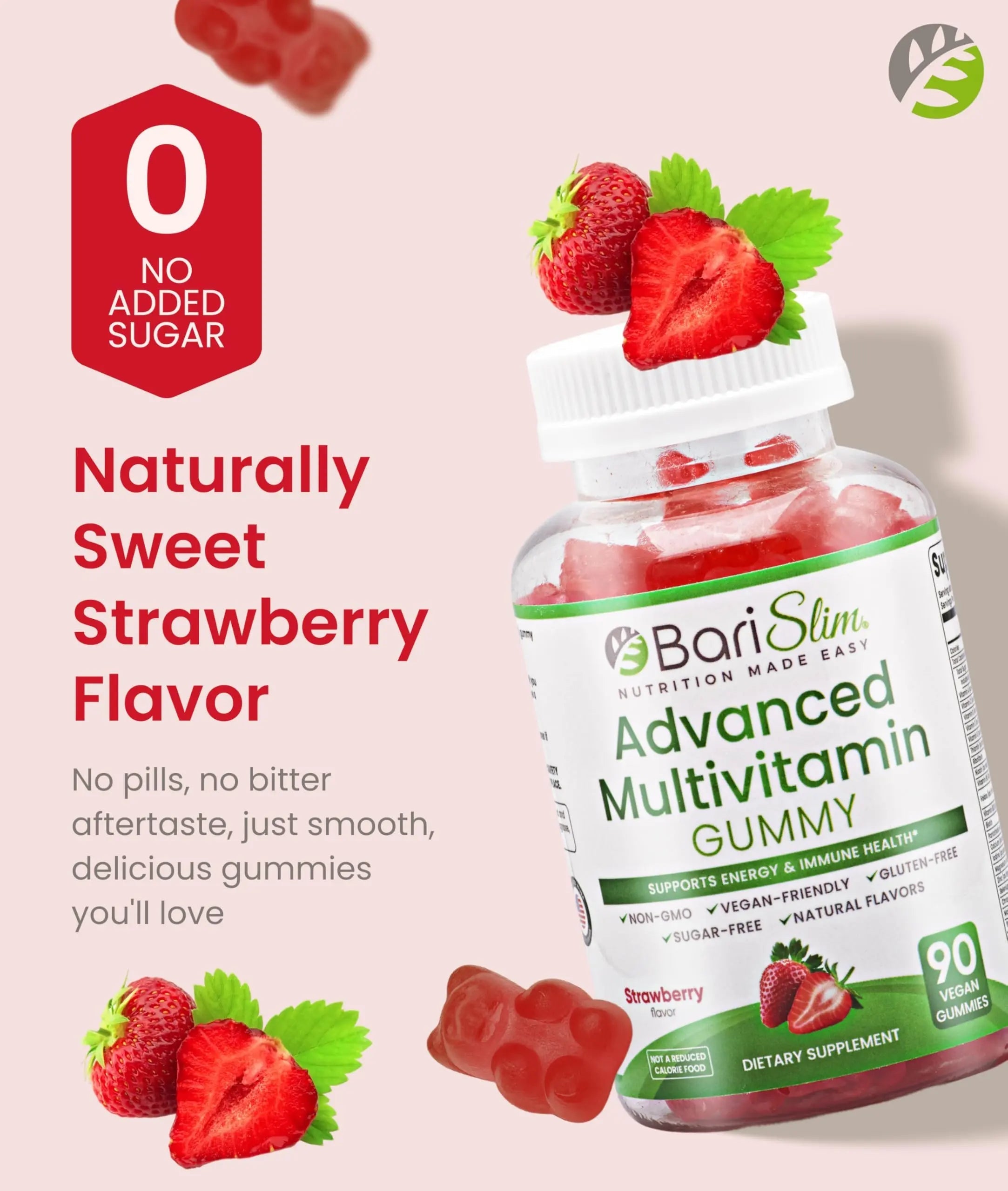 BariSlim Advanced Bariatric Multivitamin Gummies - Specially Formulated Bariatric Vitamins for Patients After Weight Loss Surgery BariSlim buy supplements canada