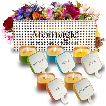 Aromagic 5 Pack Scented Candles Gift Set,Jar Candles Valentine's Day Gifts for Women aromagic buy supplements canada