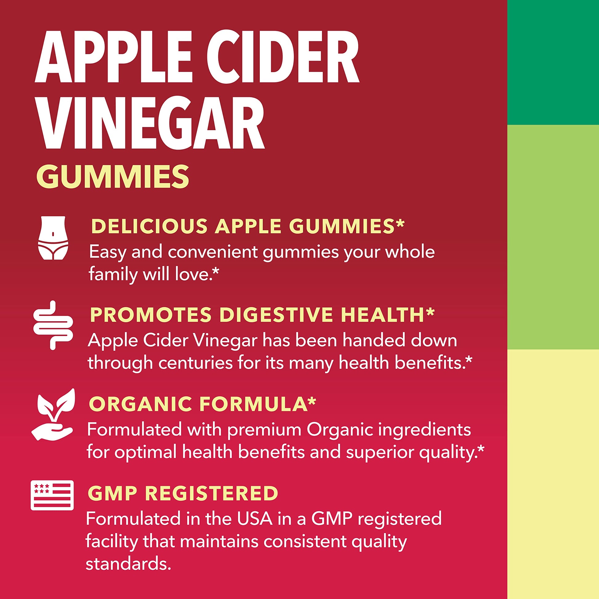 Organic Apple Cider Vinegar Gummies Detox | The Mother Enzyme | ACV Gummy HAVASU NUTRITION buy supplements canada