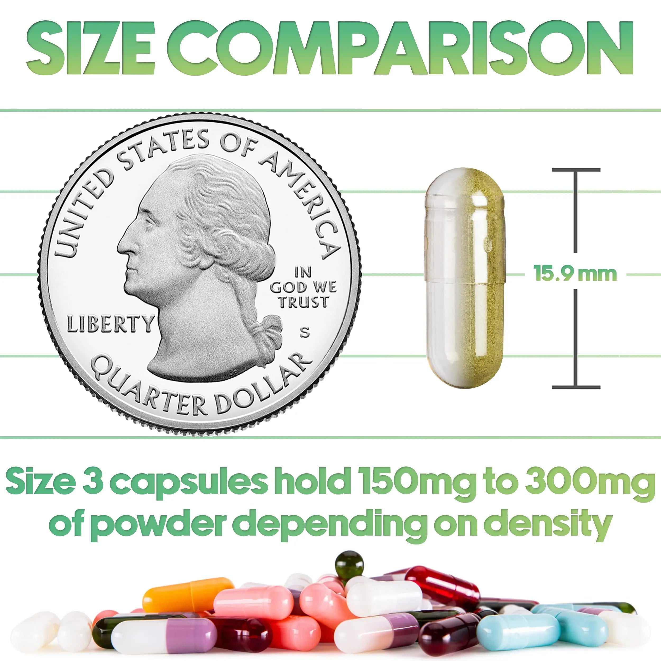 XPRS Nutra Size 3 Empty Capsules - 500 Count Empty Gelatin Capsules - Pills DIY Capsule Filling - Pure Bovine Pill Gel Caps Fillable XPRS Nutra buy supplements canada