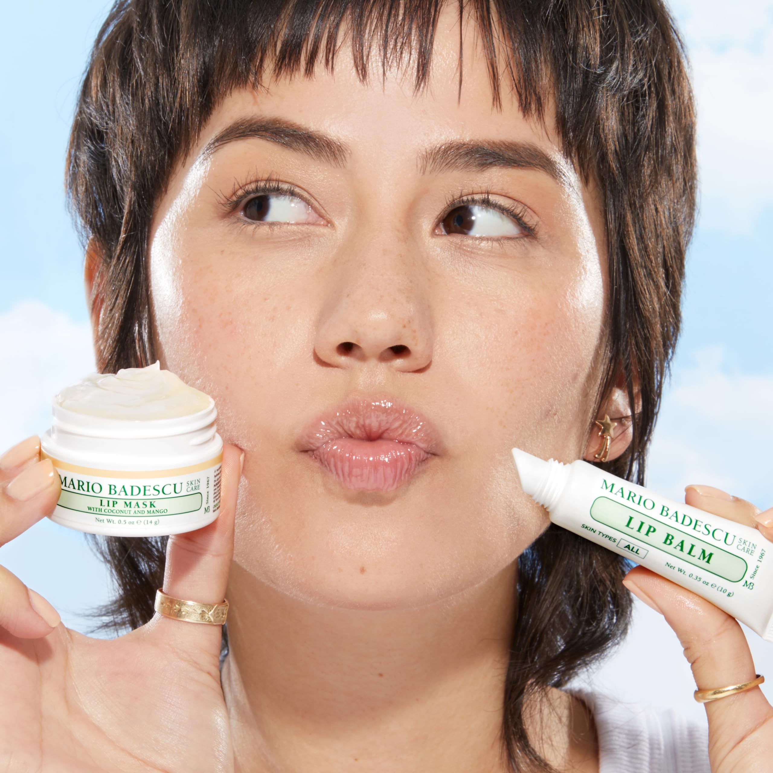 Mario Badescu Lip Mask with Coconut and Mango for All Skin Types, Overnight Lip Treatment Enriched With Skin Softening Coconut Oil, Sunflower Seed Oil and Hydrating Shea Butter, 0.5 Ounces Mario Badescu buy supplements canada