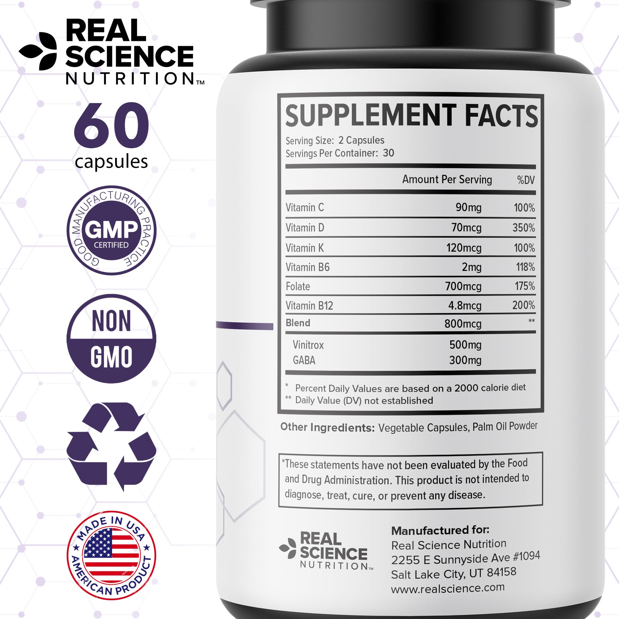 Real Science LegEase Miracle – All Natural Restless Legs Syndrome Relief & Leg Cramp Supplement with Vitamins C, D, K, B6, B12 + Nitric Oxide Support – Sleep & Circulation Aid – Made in USA, 60 Caps Real Science Nutrition buy supplements canada
