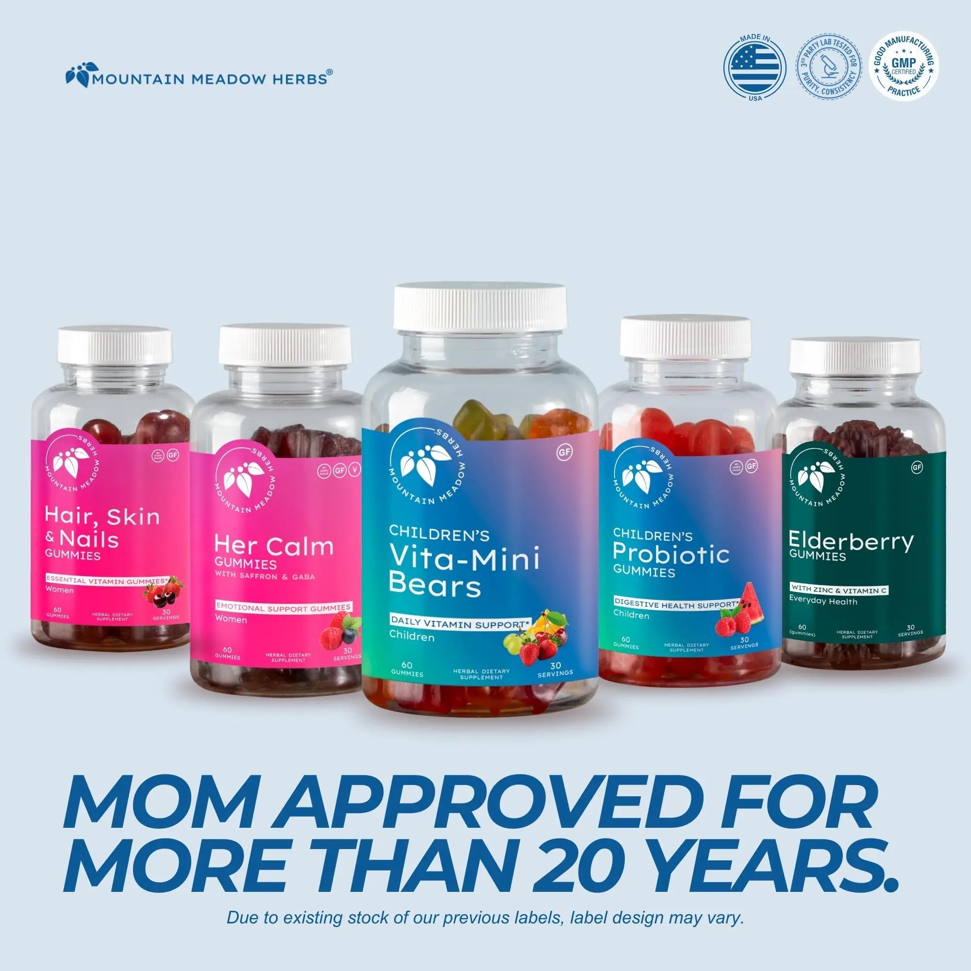 Mountain Meadow Herbs Vita-Mini Bears for Children | Multivitamin with Biotin, Folic & Pantothenic Acid, Iodin, Zinc | Mountain Meadow Herbs buy supplements canada