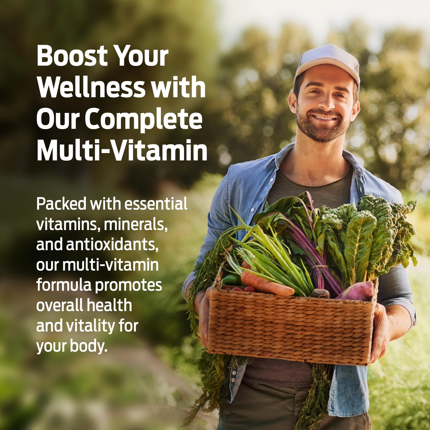 ForestLeaf Daily Vitamin Multivitamin for Men, Multi-Vitamin for Men - Mens Multivitamins & Multiminerals Supplement | All Essential Vitamins Needed for Health, Longevity & Energy | 60 Veg Caps ForestLeaf buy supplements canada