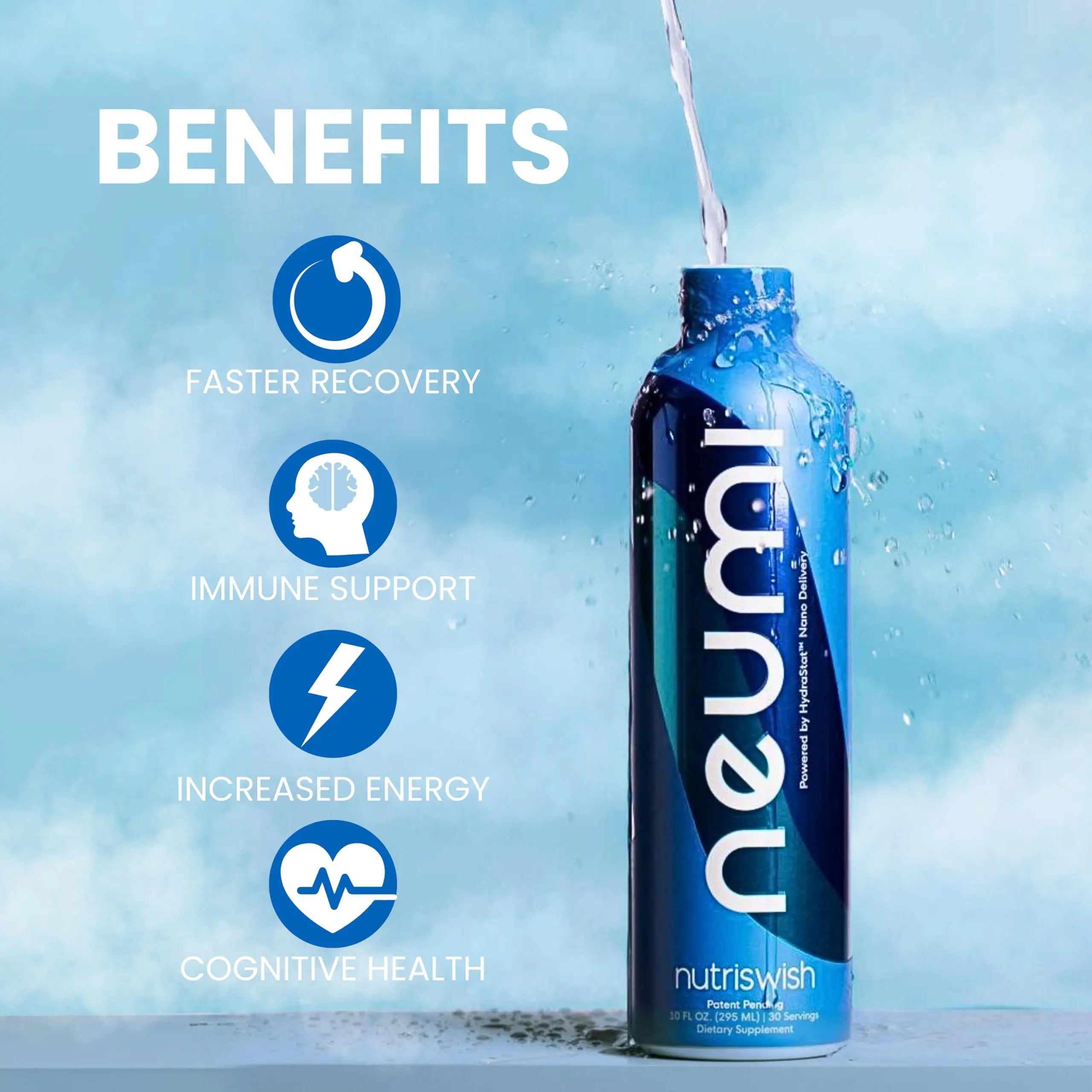 NUTRISWISH Neumi Multivitamin Supplements | 30 Servings | Enhanced Absorption with Ultra-Pure Water & Vitamin D | Immune Support, Joint Health NUTRISWISH buy supplements canada