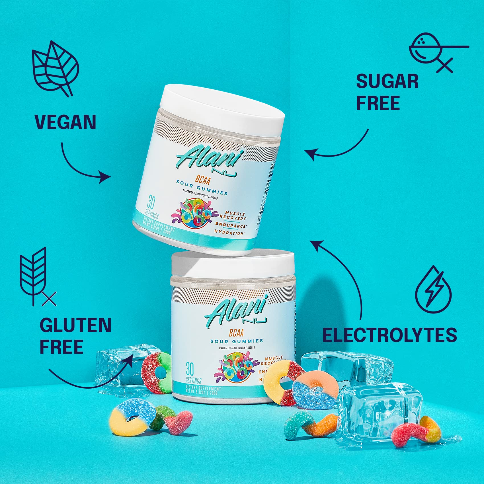 Alani Nu Breezeberry Pre Workout and BCAA Sour Gummies Post Workout Powder Bundle Alani Nu buy supplements canada