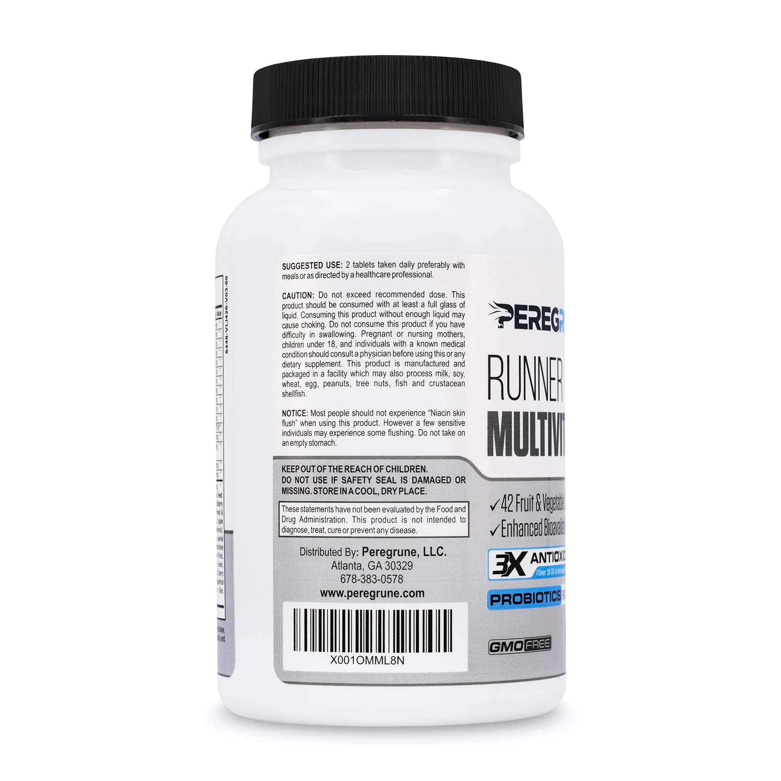 PEREGRUNE Runner Multivitamin | Engineered Vitamin with Antioxidants and Complete B Complex to Support Endurance & Energy | PEREGRUNE buy supplements canada