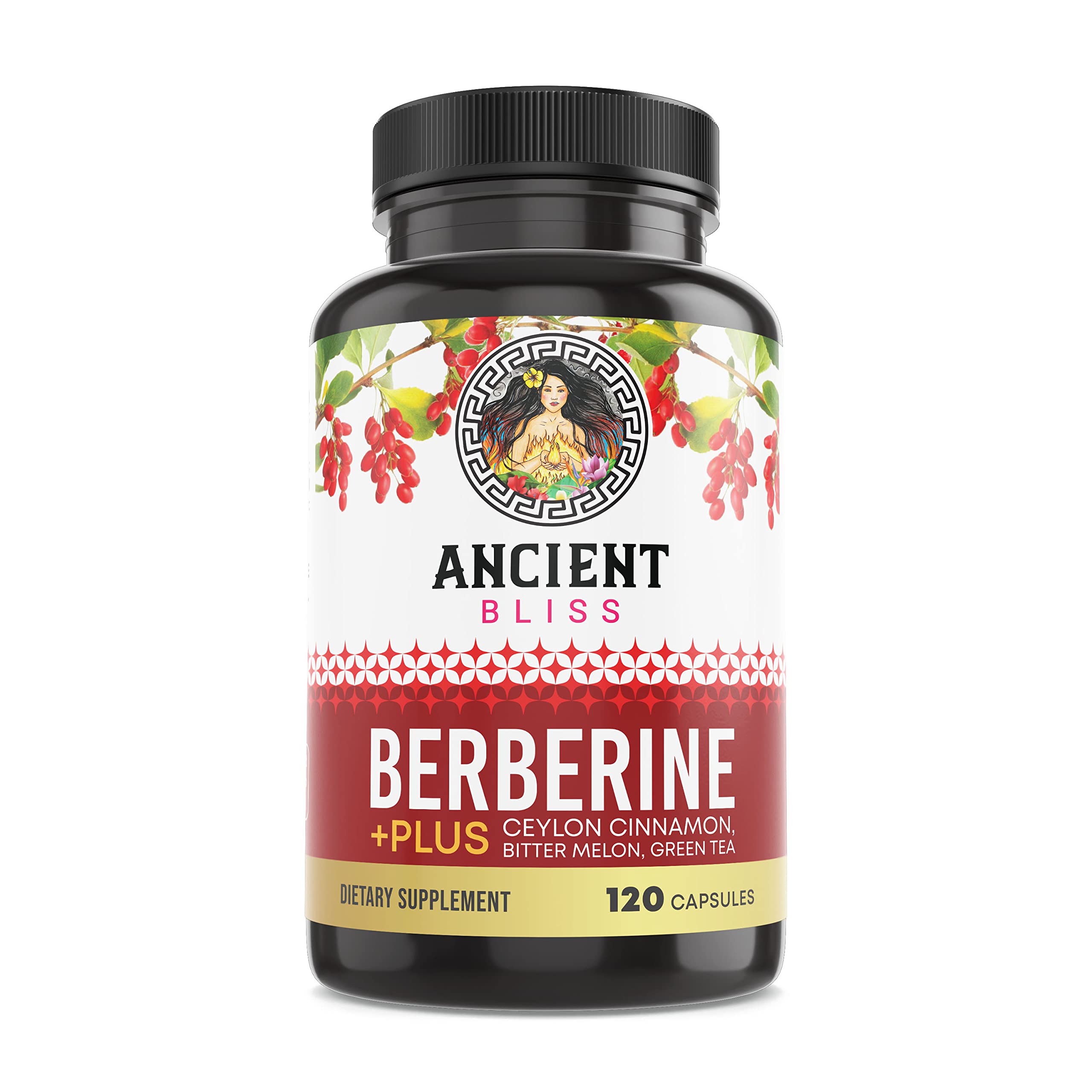 Ancient Bliss Berberine HCL 1200mg with Ceylon Cinnamon, Bitter Melon, and Green Tea Ancient Bliss buy supplements canada