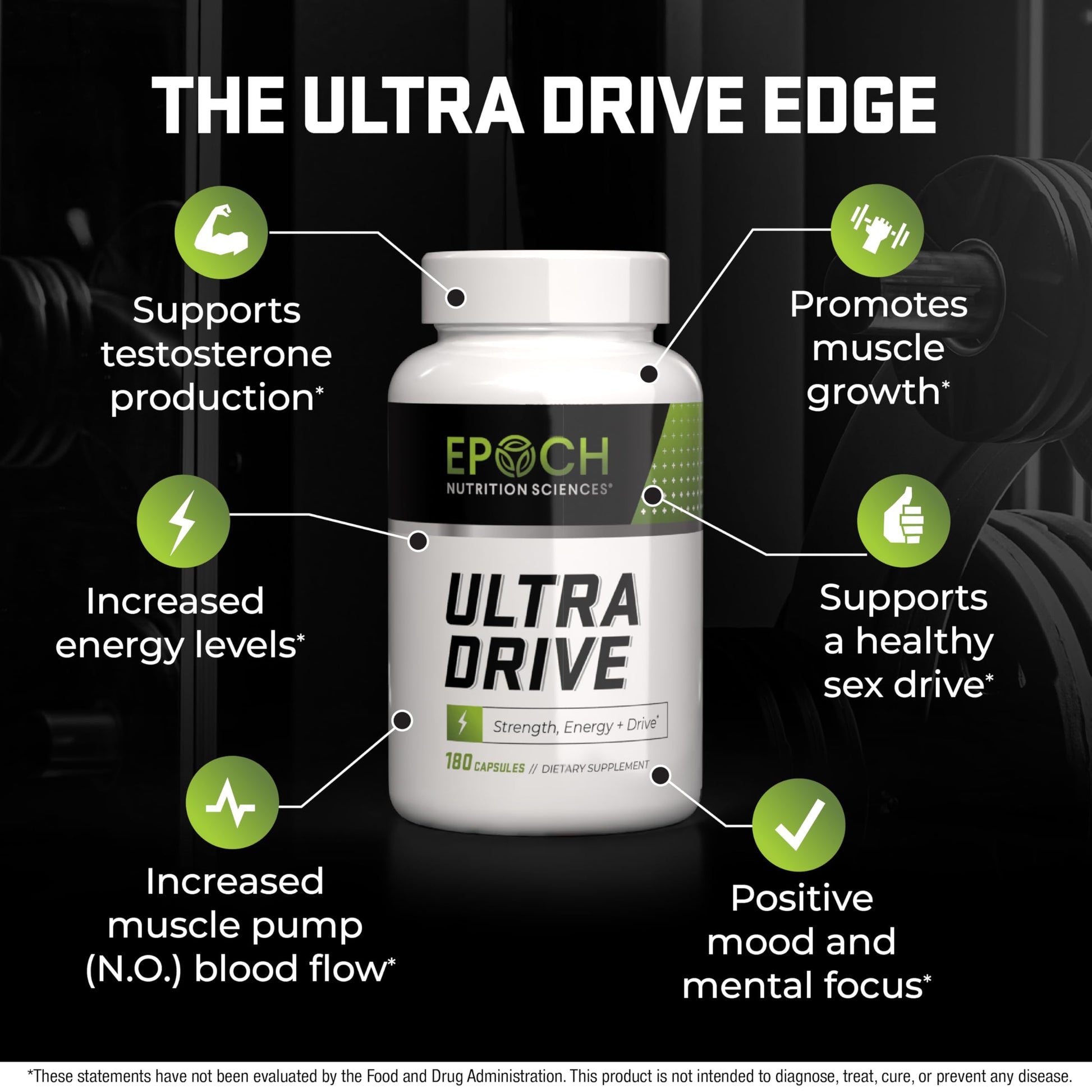 Epoch Nutrition | Ultra Drive – Advanced Performance Formula | Supports Energy, Endurance, and Healthy Circulation | with Tongkat Ali, Icariin & Nitric Oxide Support Epoch Nutrition Sciences buy supplements canada