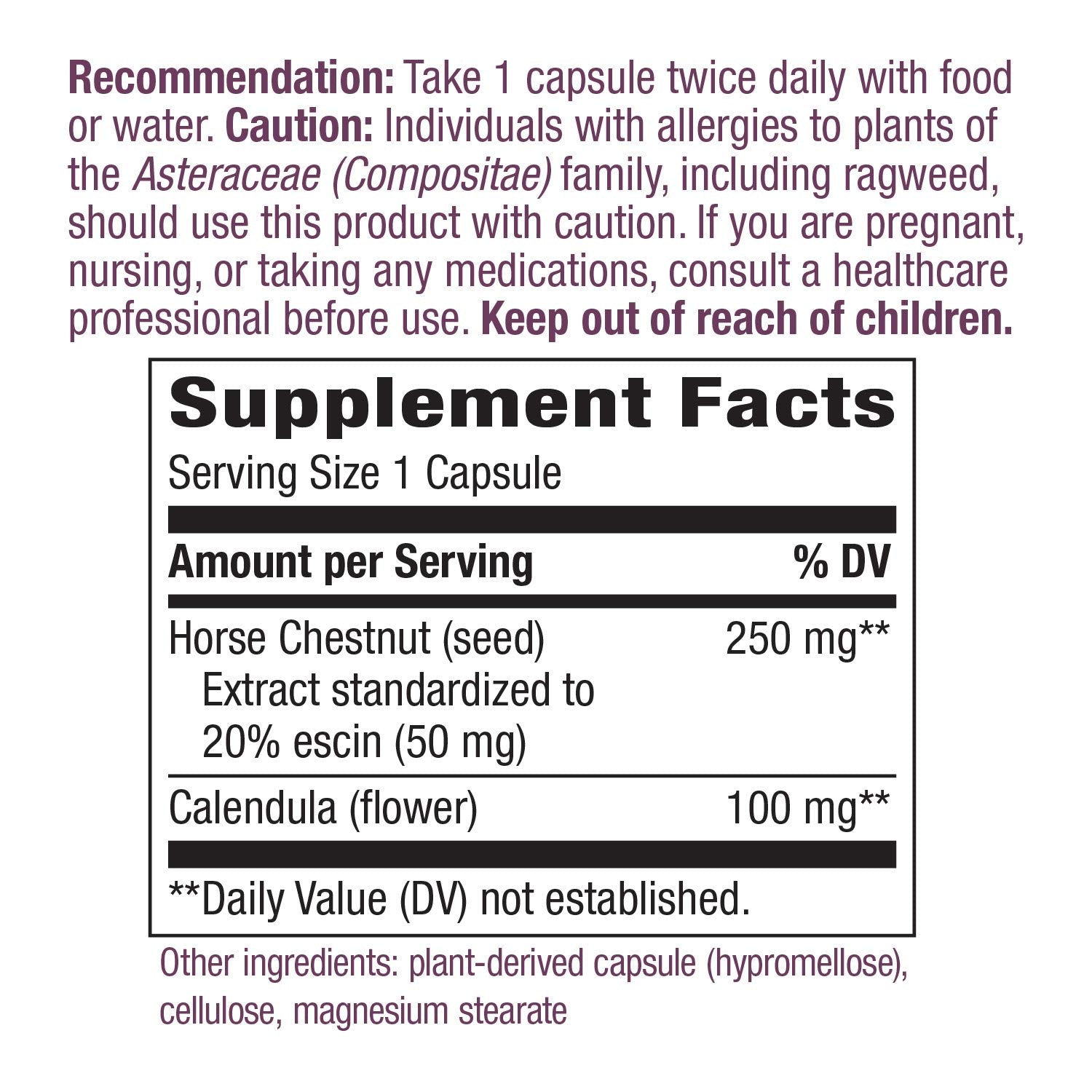 Nature's Way Standardized Horse Chestnut, Premium Extract for Healthy Veins and Blood Nature's Way buy supplements canada