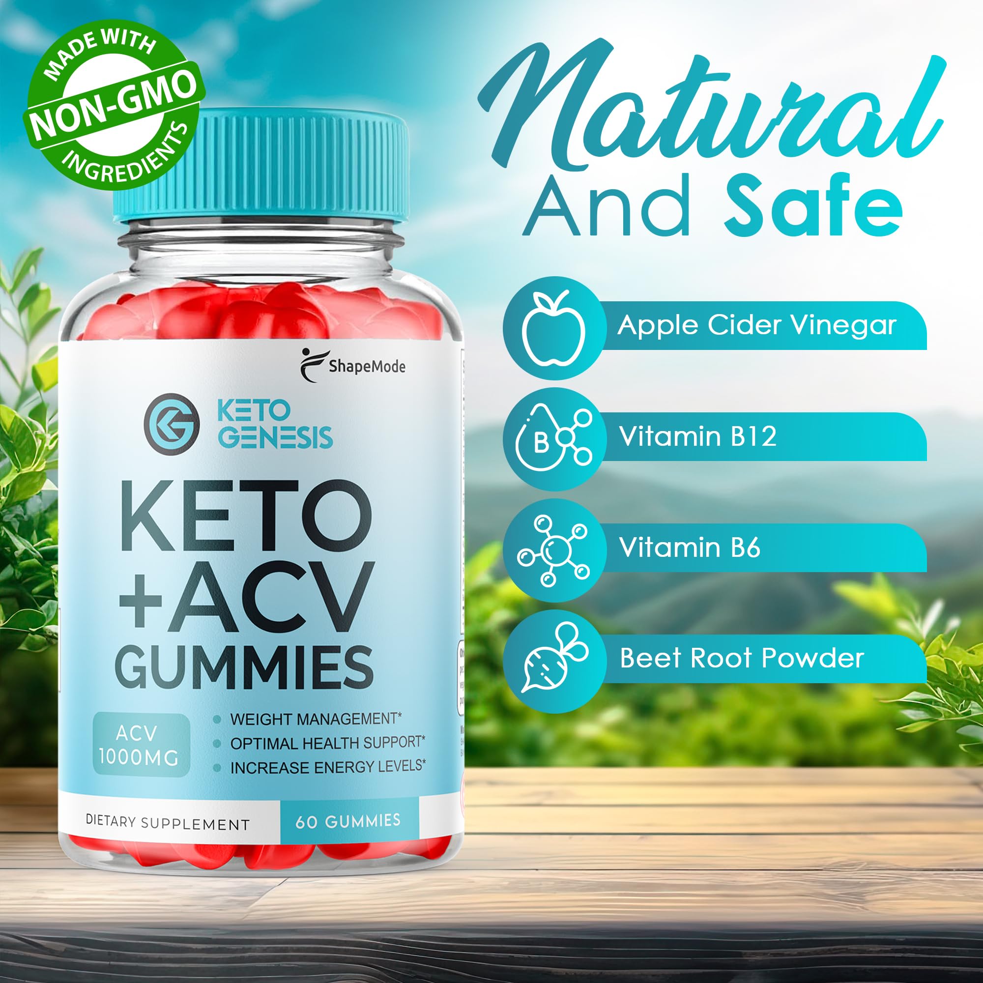 Keto Genesis ACV Gummies - Advanced Weight Loss, Genesis Keto Ketones Apple Cider SHAPEMODE buy supplements canada
