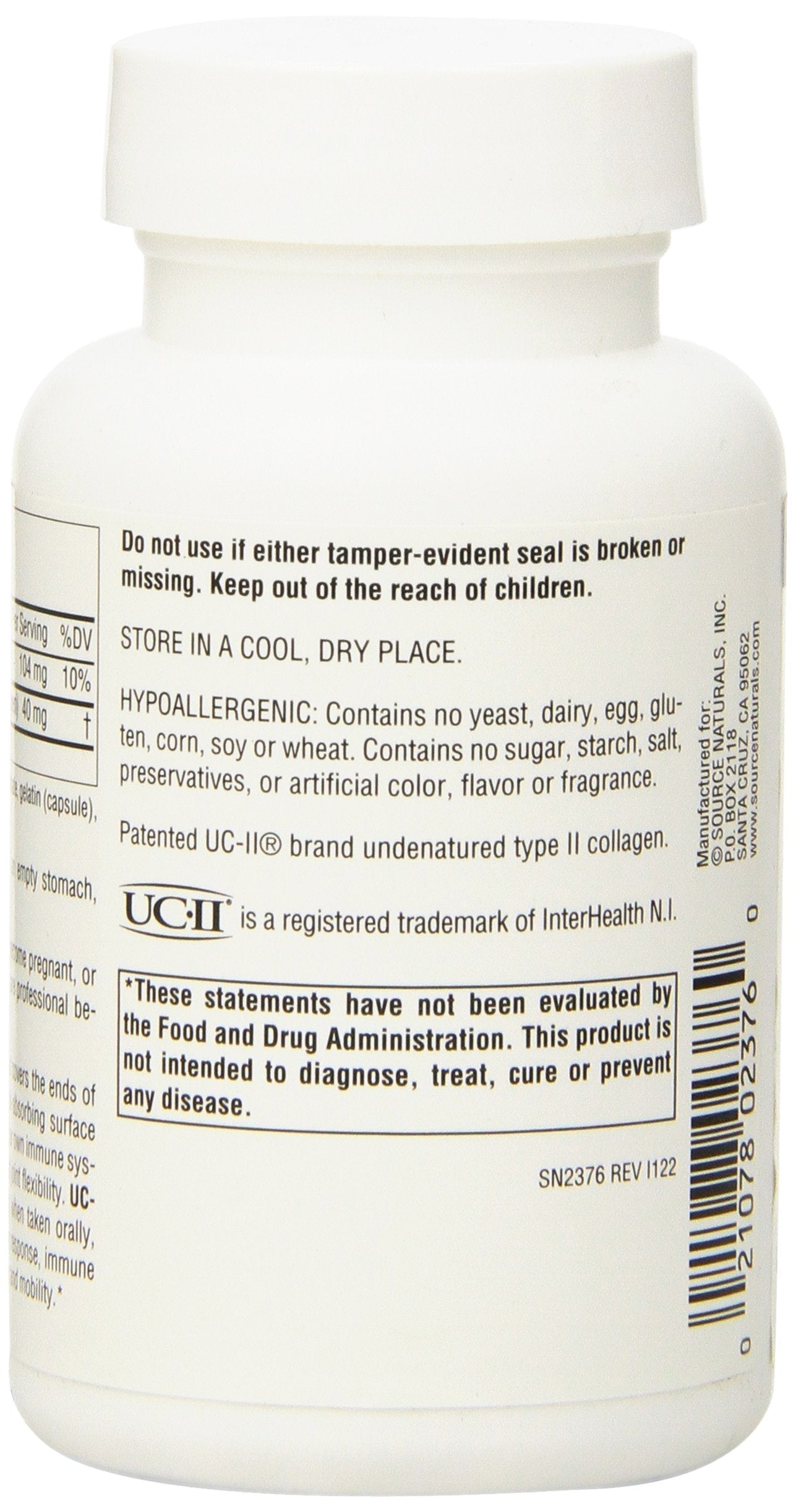 Source Naturals UC-II, Undenatured Collagen Joint Comfort Source Naturals buy supplements canada