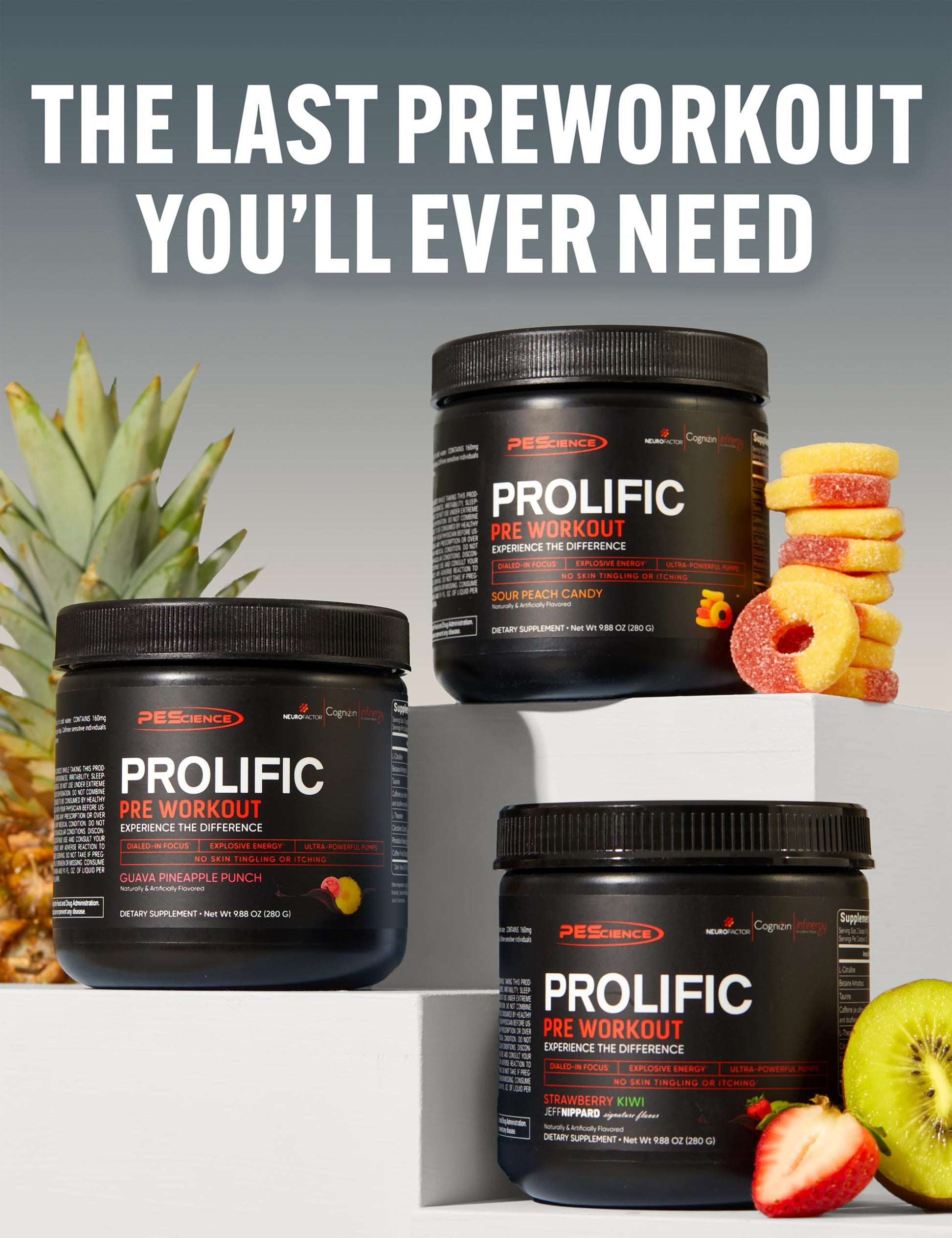 PEScience Prolific Pre Workout Powder for Men & Women with L-Citrulline Nitric Oxide Booster, Energy Powder & Nootropic for Focus – Preworkout Without Beta Alanine – 40 Scoops, Mango Splash PEScience buy supplements canada
