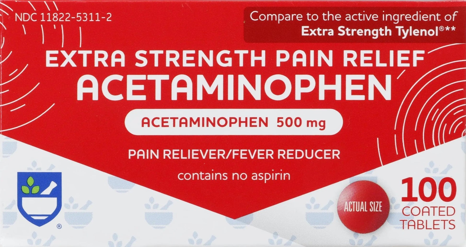 Rite Aid Extra Strength Acetaminophen Easy Tabs Tablets, 500 mg - 100 Count | Pain Reliever & Fever Reducer | Migraine Relief Products | Joint Pain Relief | Muscle Pain Relief | Menstrual Pain Relief Rite Aid buy supplements canada