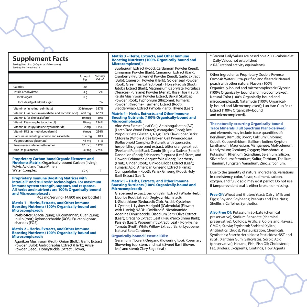 Drucker Labs -intraIMMUNE Organic Liquid Daily Immune & Defense Support, Multivitamin, Elderberry, Echinacea, Zinc, Vitamin D, C E, Vegan, Non GMO, Gluten Free (32 oz., Sugar Free Peach Berry) intraIMMUNE buy supplements canada