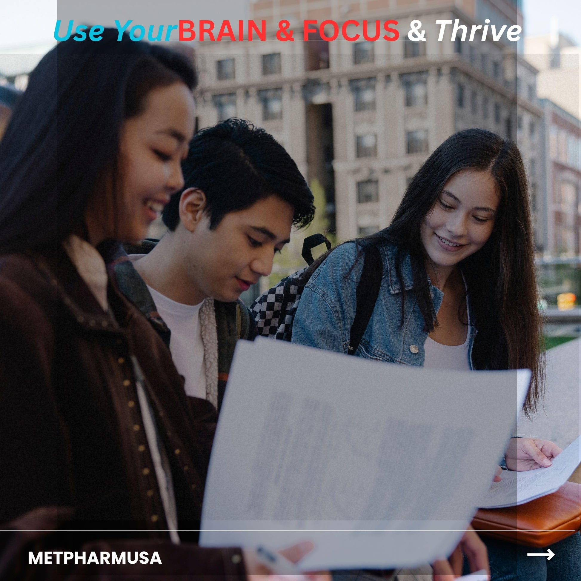 MetpharmUSA Brain & Focus Nootropic Super Complex Supplement for Brain Support and Performance, Improved Focus Memory and Mental Performance MetpharmUSA buy supplements canada