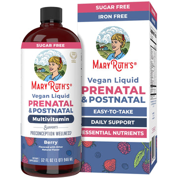 MARYRUTH'S Postnatal & Prenatal Vitamins for Women | Sugar Free | Selenium | Folate | Vegan | Non-GMO | Gluten Free | 32oz MARYRUTH'S buy supplements canada