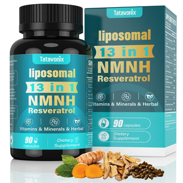 NMNH (Dihydronicotinamide Mononucleotide) 1000mg per Serving - NMN Alternative with Liposomal NAD+, Resveratrol & PQQ| Non-GMO, Gluten-Free | Supports Energy, Focus & Healthy Aging | 90 Capsules Tatavonix buy supplements canada