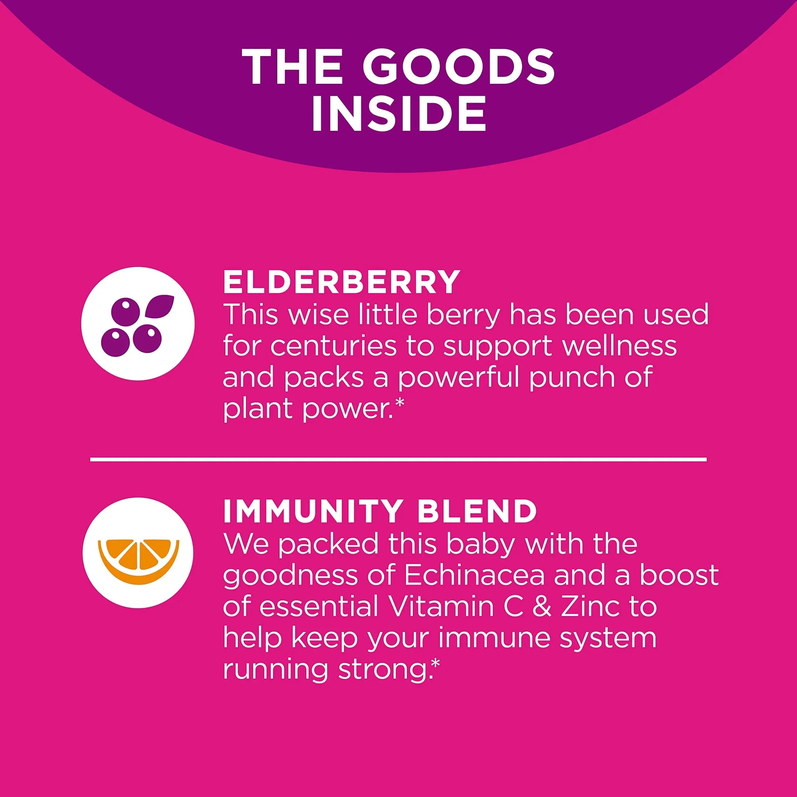 OLLY Kids Immunity Gummy, Immune Support, Wellmune, Elderberry, Vitamin C, Zinc, Chewable Supplement, Cherry - 50 Count & Gummy Active Immunity+Elderberry, 45 Gummies (1 Pack), Berry Flavor OLLY buy supplements canada