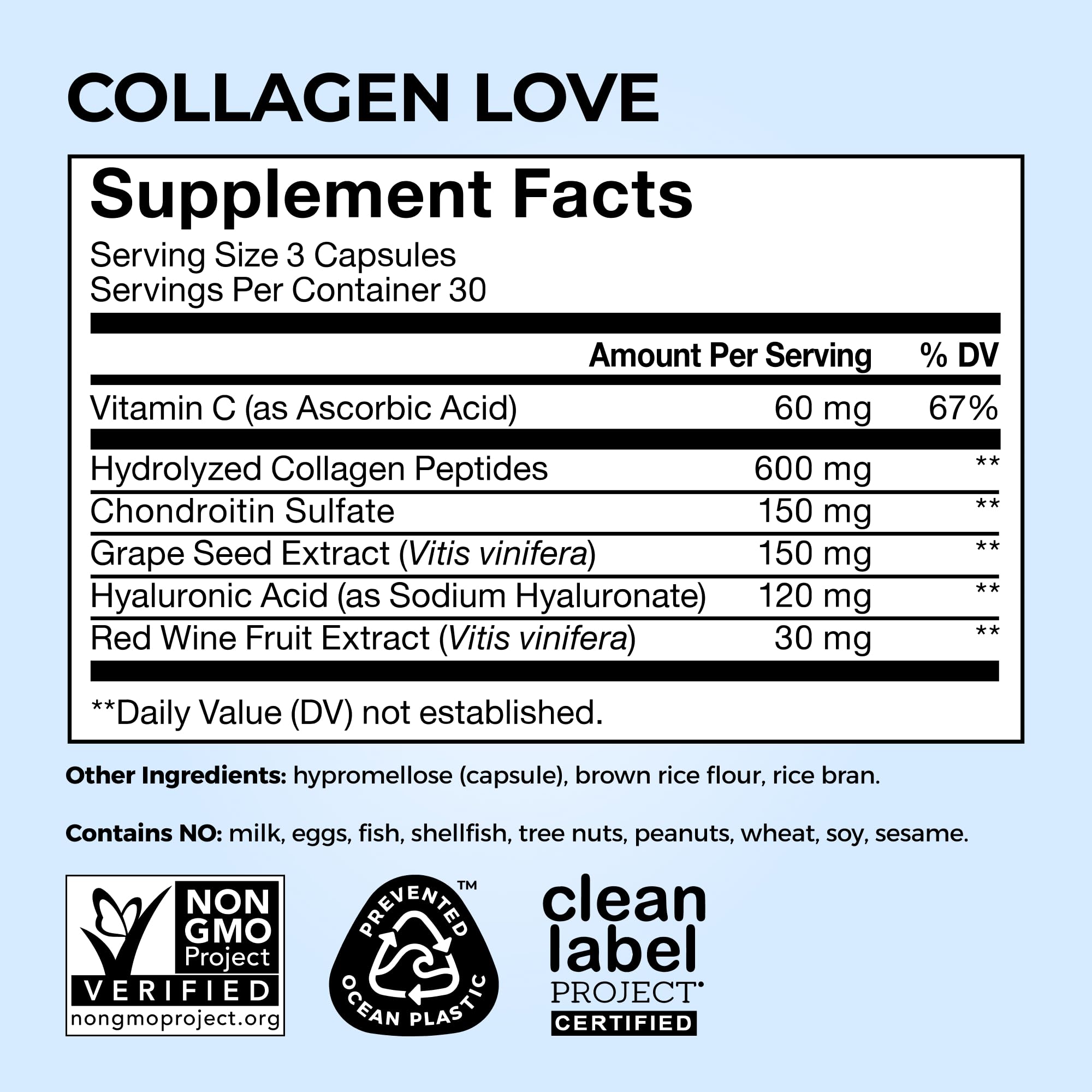 HUM Collagen Love Skin Supplement, Collagen Peptides Capsules with Hyaluronic Acid & Vitamin C, Supports Firm Skin & Helps Minimize Signs of Aging, Supplements HUM buy supplements canada