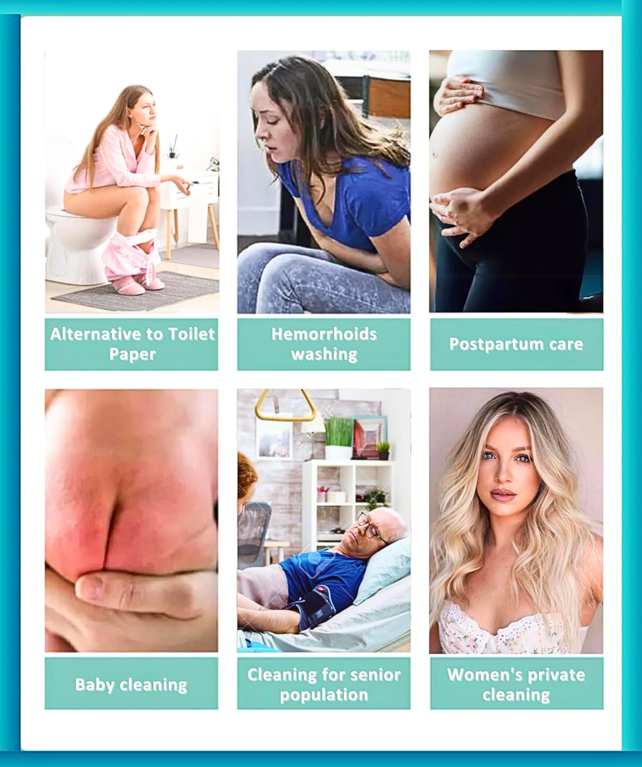 Peri Bottle , Squeeze-Free Portable Bidet for Postpartum Essentials, Peri Bottles for Feminine Hygiene TICALBAK buy supplements canada